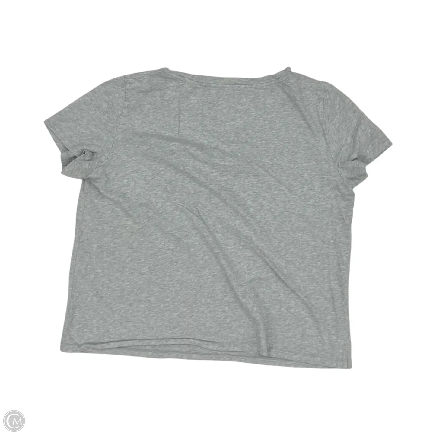 Top Short Sleeve Basic By Gap In Grey, Size: Xl