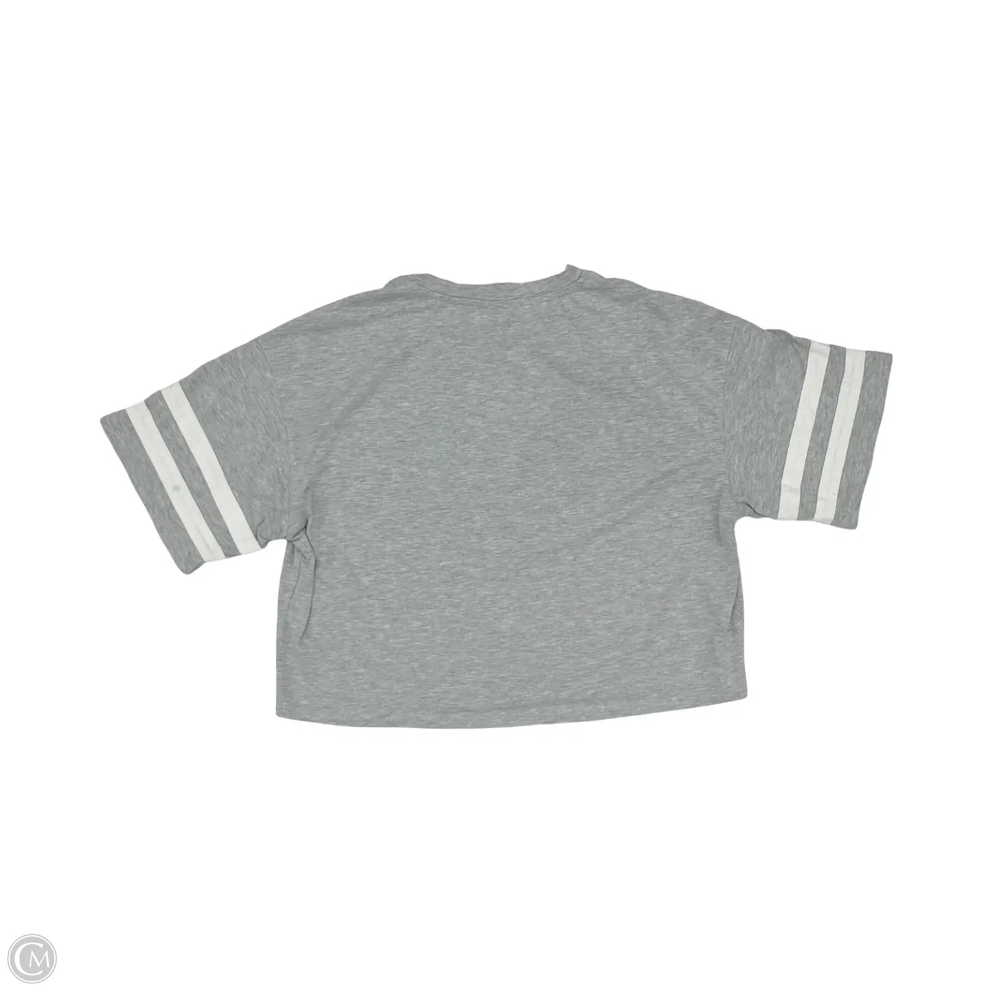 Athletic Top Short Sleeve By Clothes Mentor In Grey, Size: L