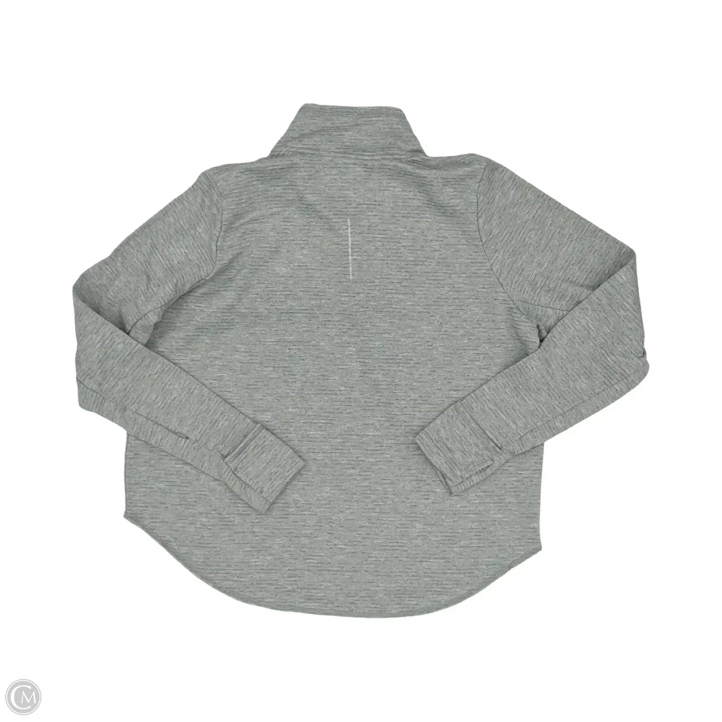 Athletic Sweatshirt Collar By Nike In Grey, Size: Xl