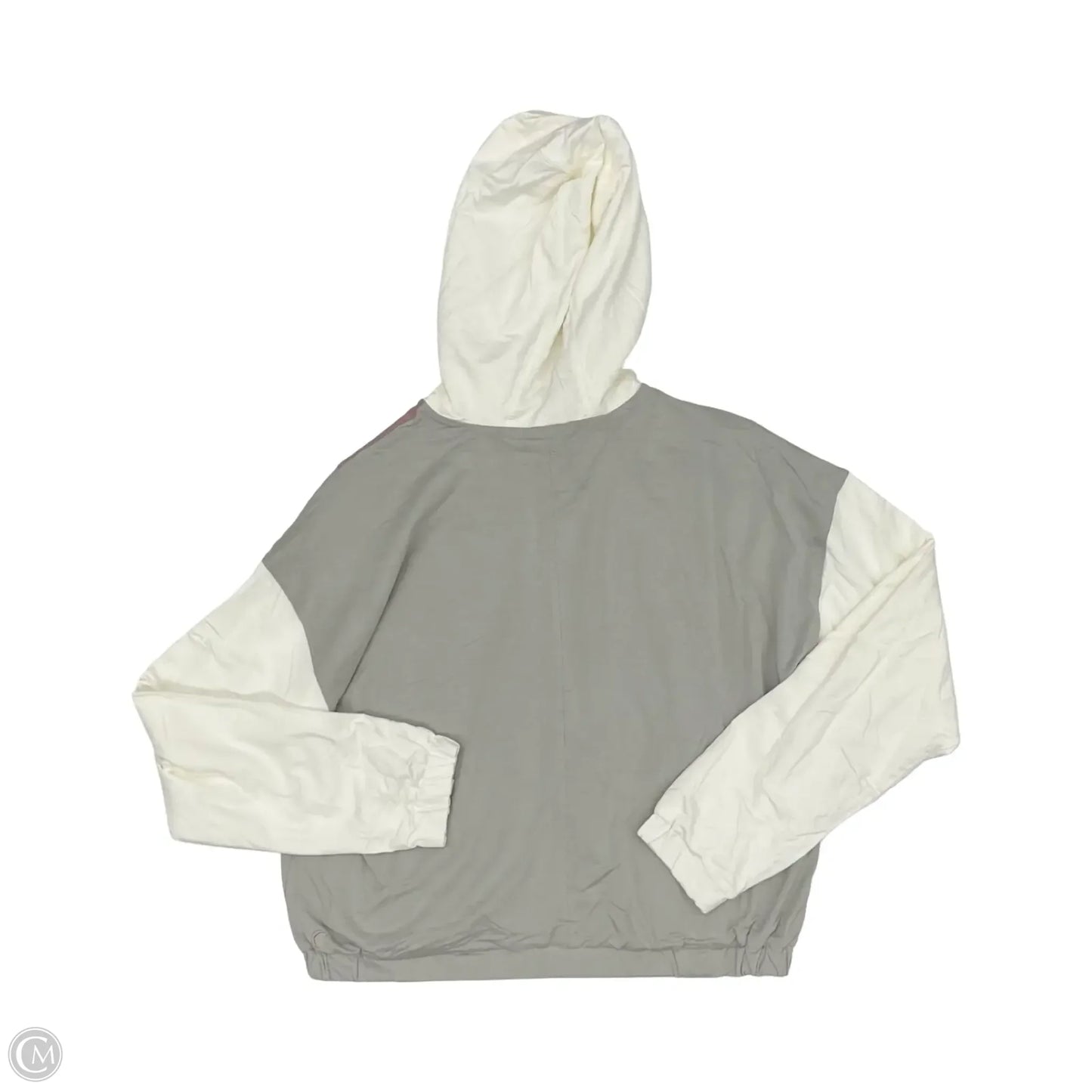 Athletic Jacket By Zyia In White, Size: L