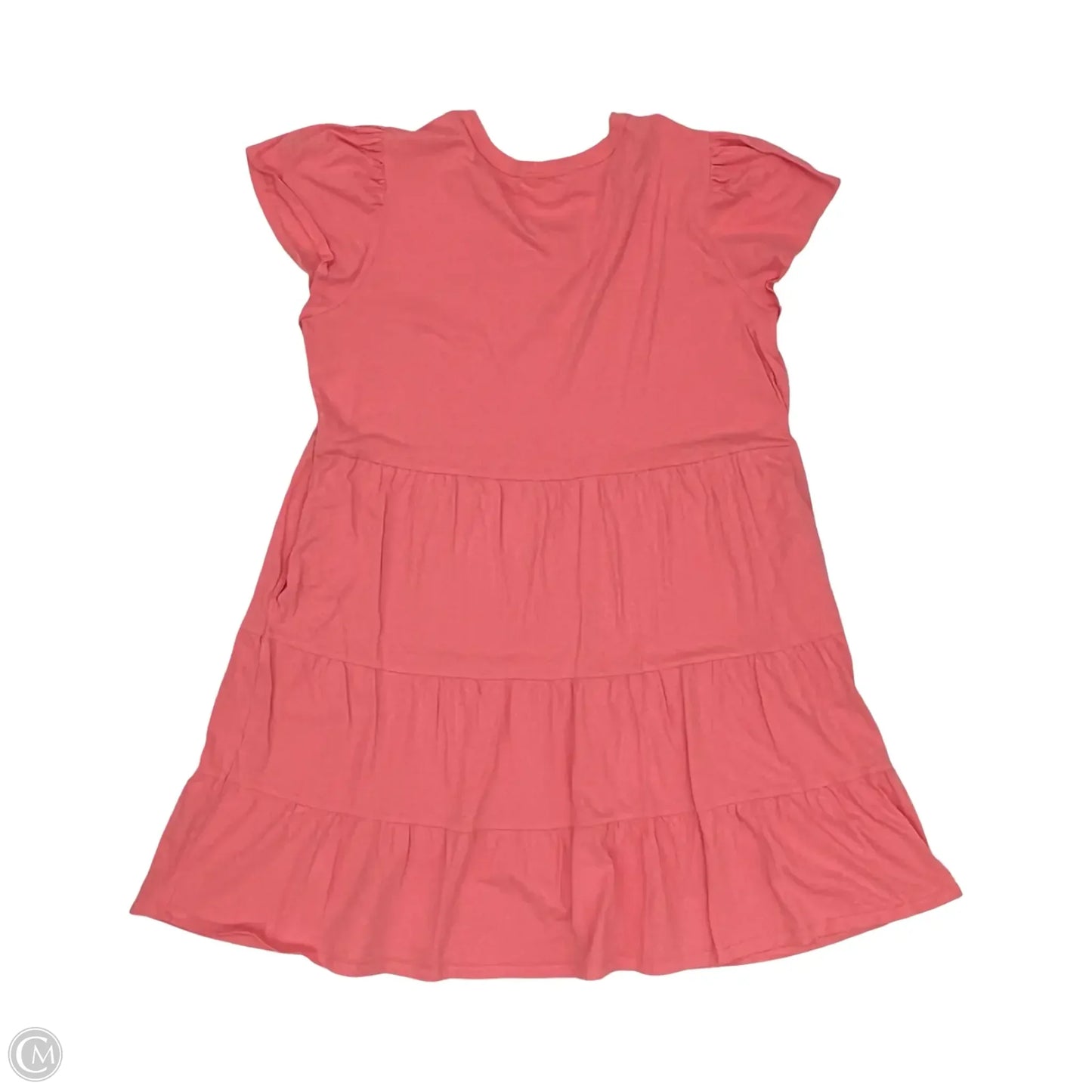 Dress Casual Short By Time And Tru In Pink, Size: Xl