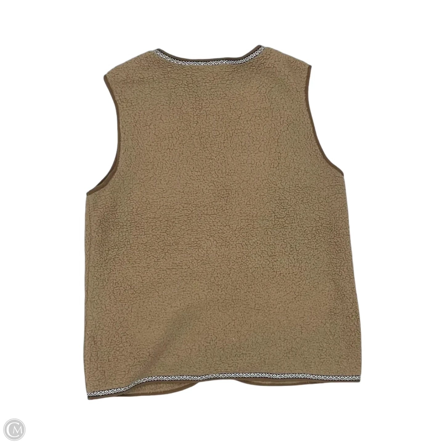 Vest Faux Fur & Sherpa By Dokotoo In Tan, Size: L