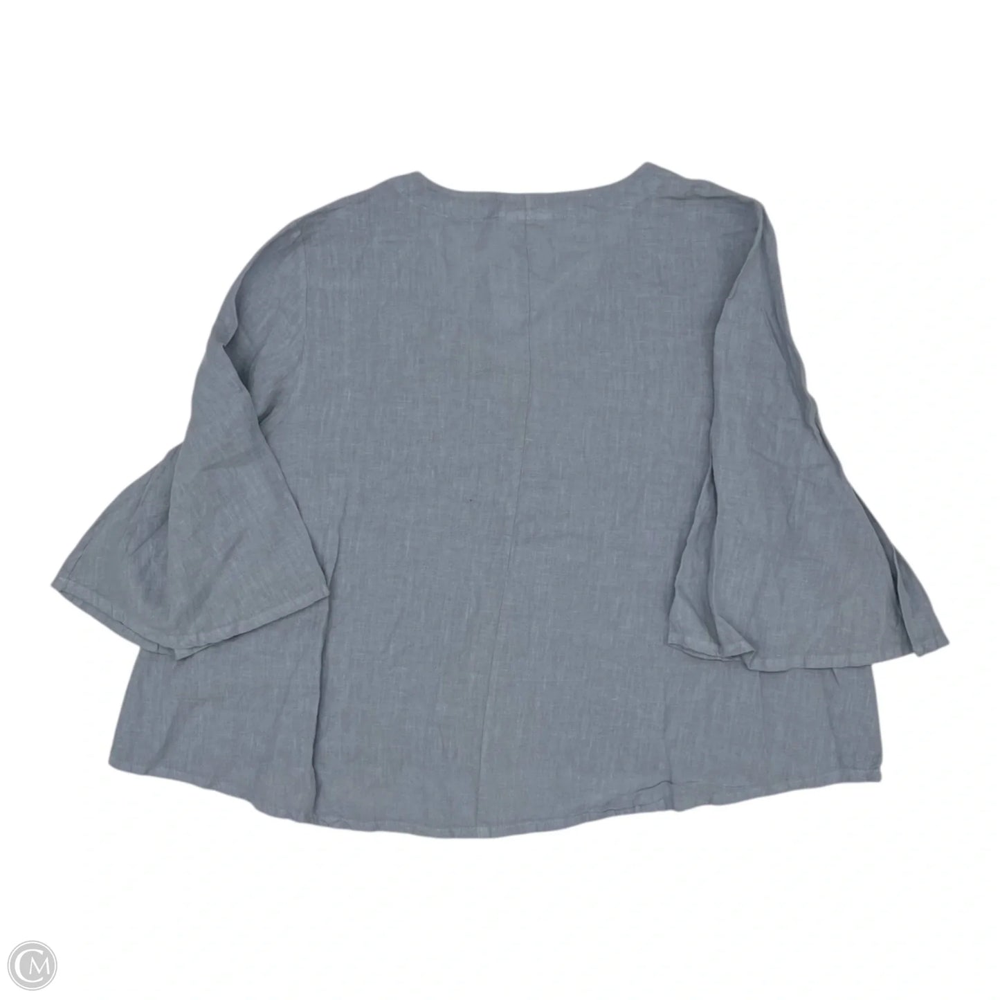 Top 3/4 Sleeve By Bryn Walker In Blue, Size: Xl