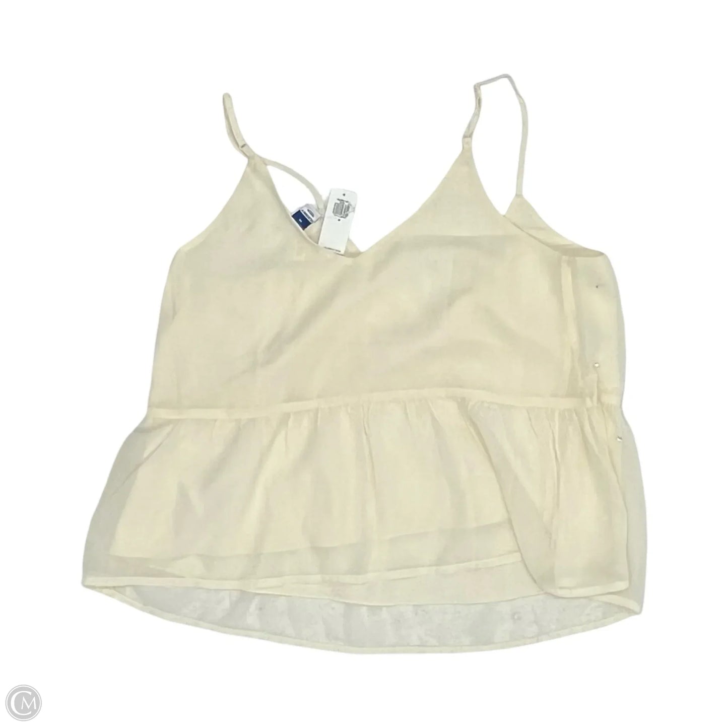 Top Sleeveless By Old Navy In Cream, Size: M