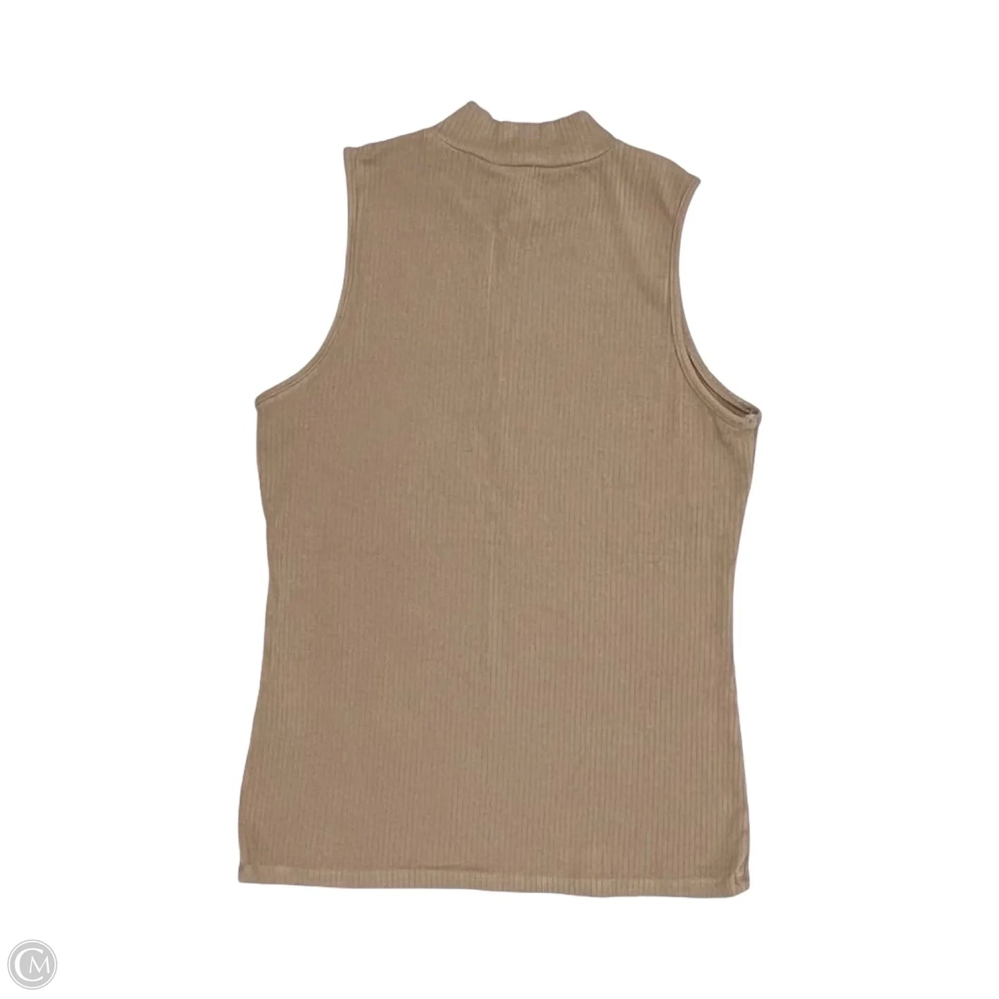 Top Sleeveless By Cyrus In Tan, Size: S