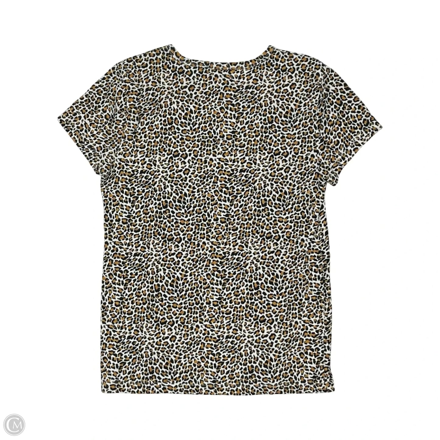 Top Short Sleeve By J. Crew In Animal Print, Size: S
