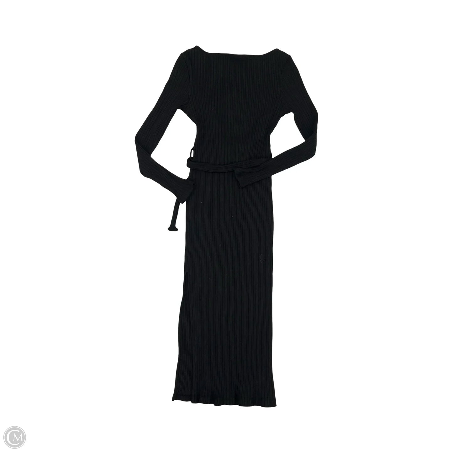 Dress Casual Midi By Top Shop In Black, Size: 6