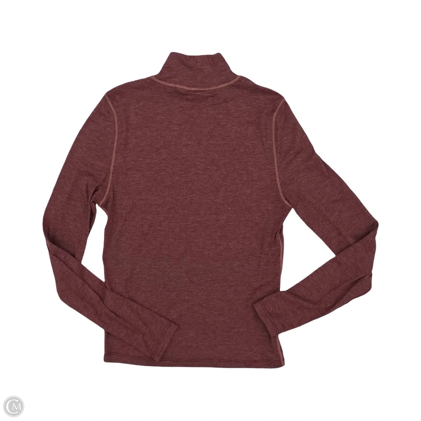 Top Long Sleeve By Madewell In Maroon, Size: M