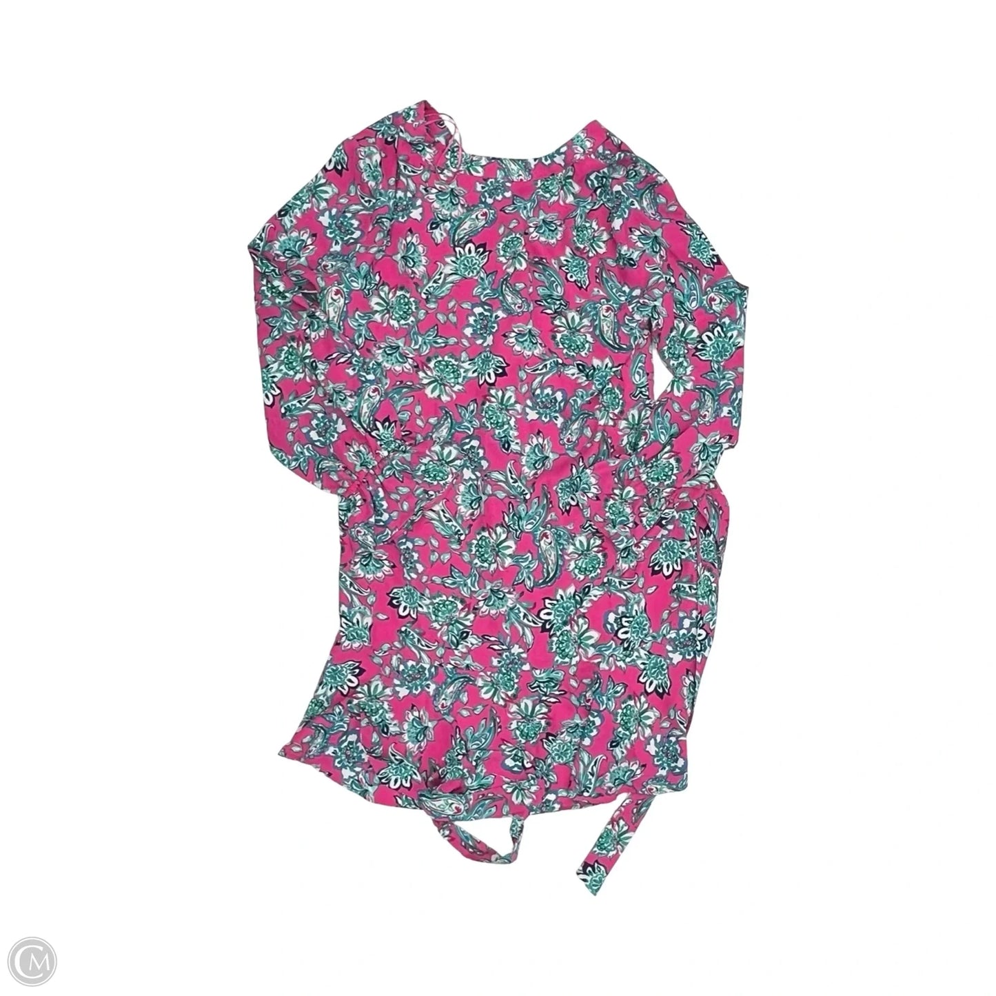Dress Party Short By Cece In Green & Pink, Size: M
