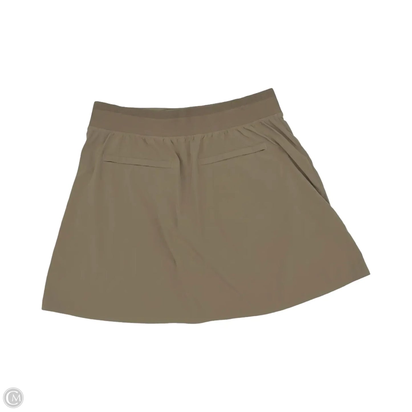 Athletic Skort By Athleta In Tan, Size: M