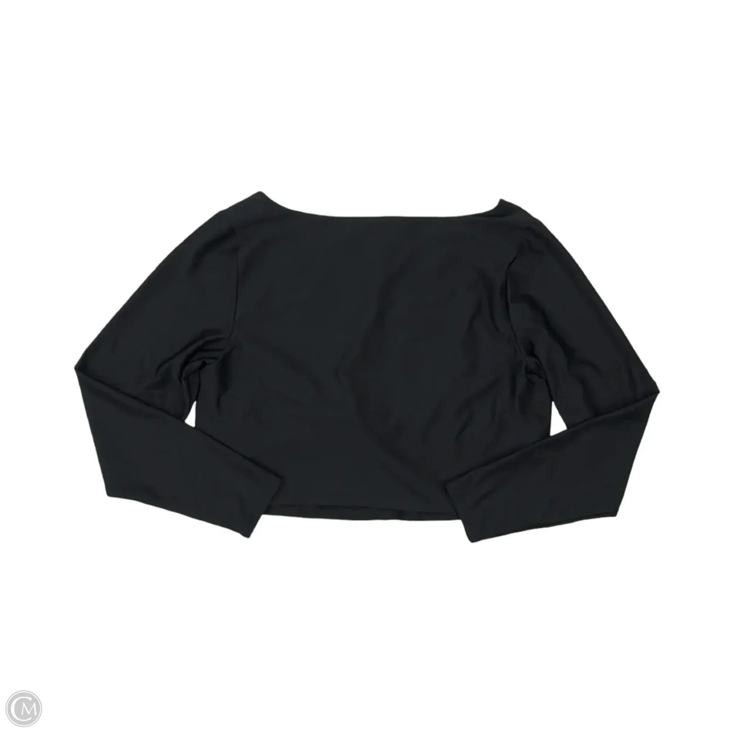 Athletic Top Long Sleeve Crewneck By Old Navy In Black, Size: Xxl