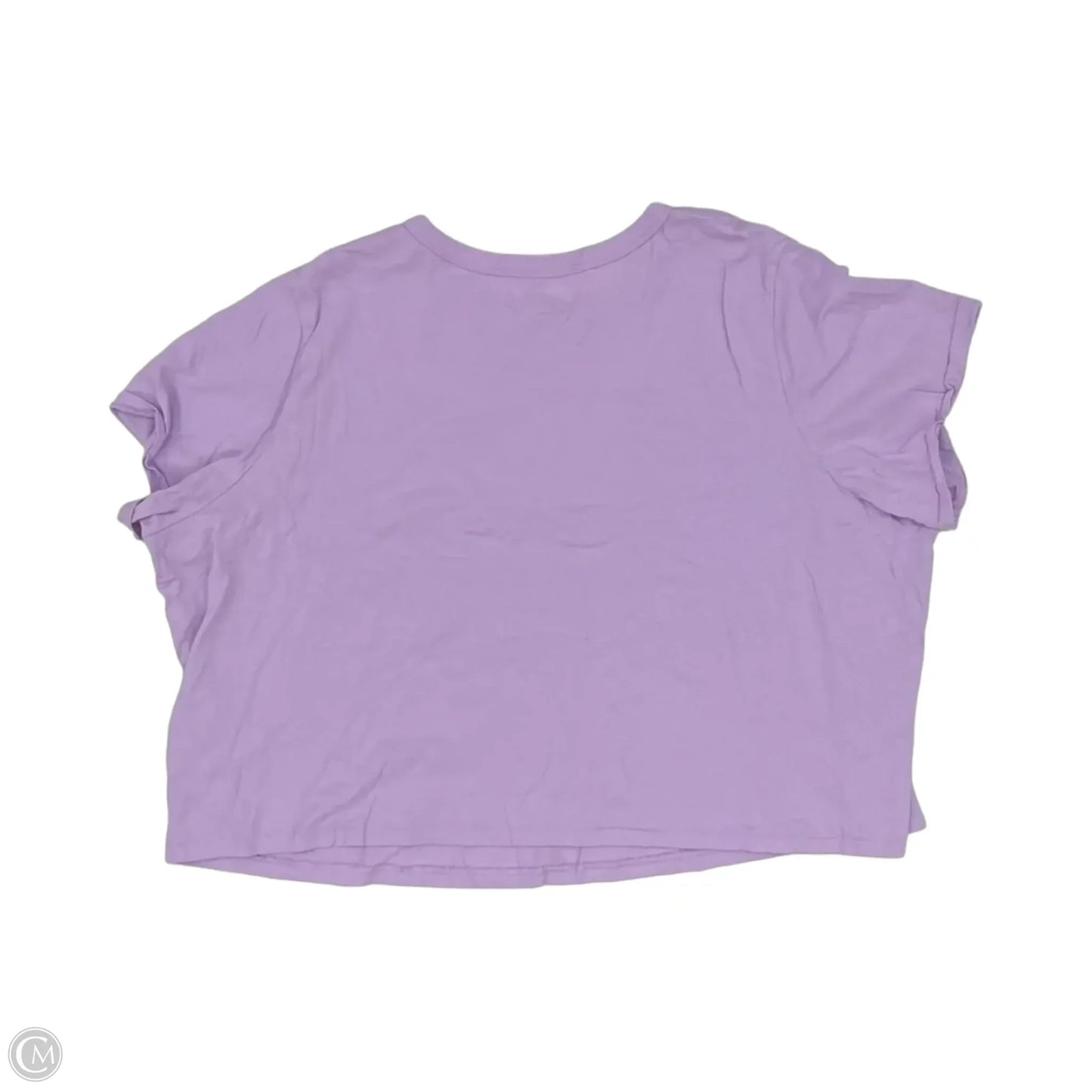 Top Short Sleeve Basic By Old Navy In Purple, Size: 2x