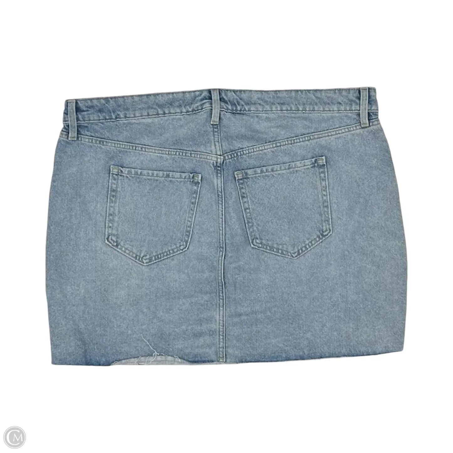 Skirt Mini & Short By Old Navy In Blue Denim, Size: 20