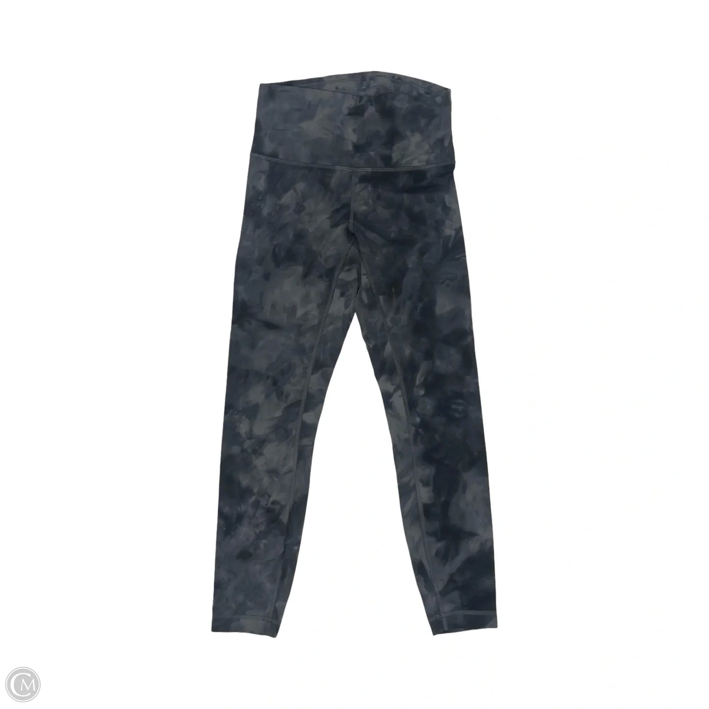 Athletic Leggings Capris By Lululemon In Black & Grey, Size: S