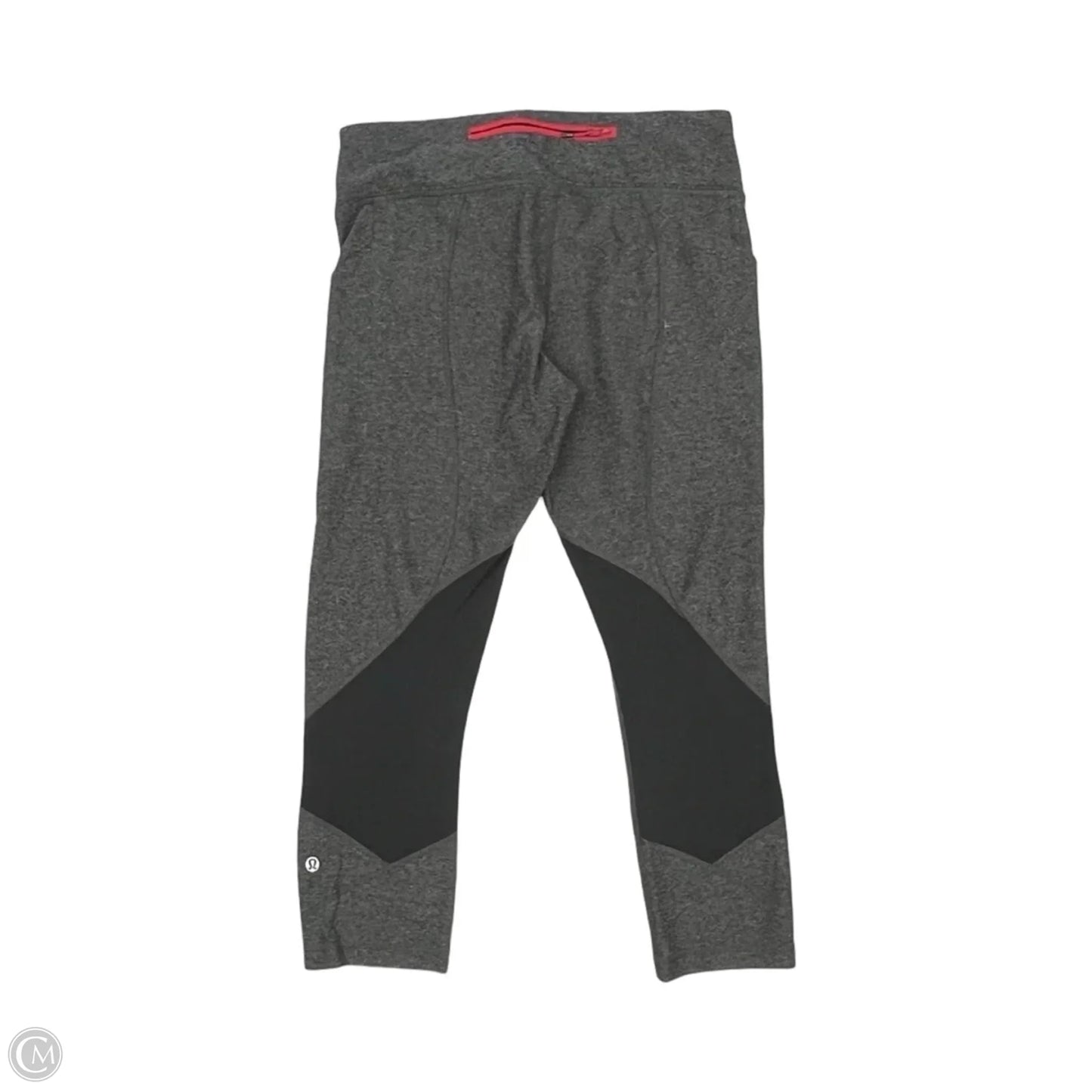 Athletic Leggings Capris By Lululemon In Grey, Size: M