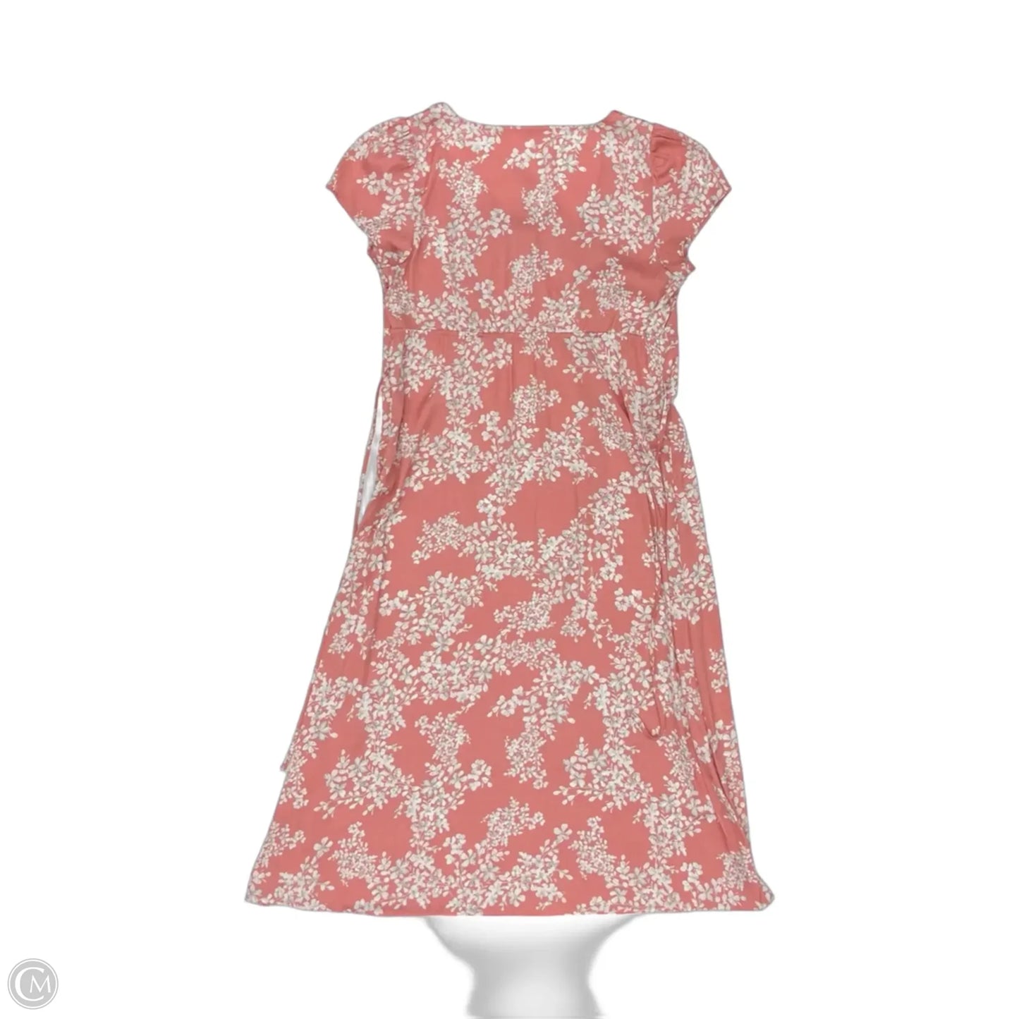 Dress Party Midi By Lc Lauren Conrad In Pink & White, Size: L