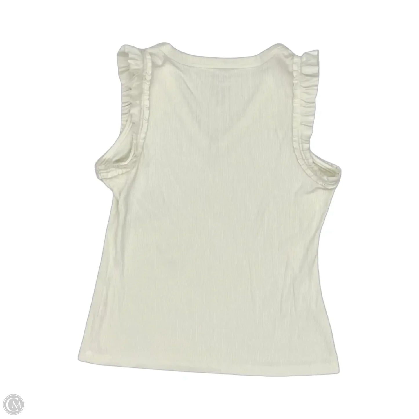 Top Sleeveless By Nine West Apparel In Cream, Size: S
