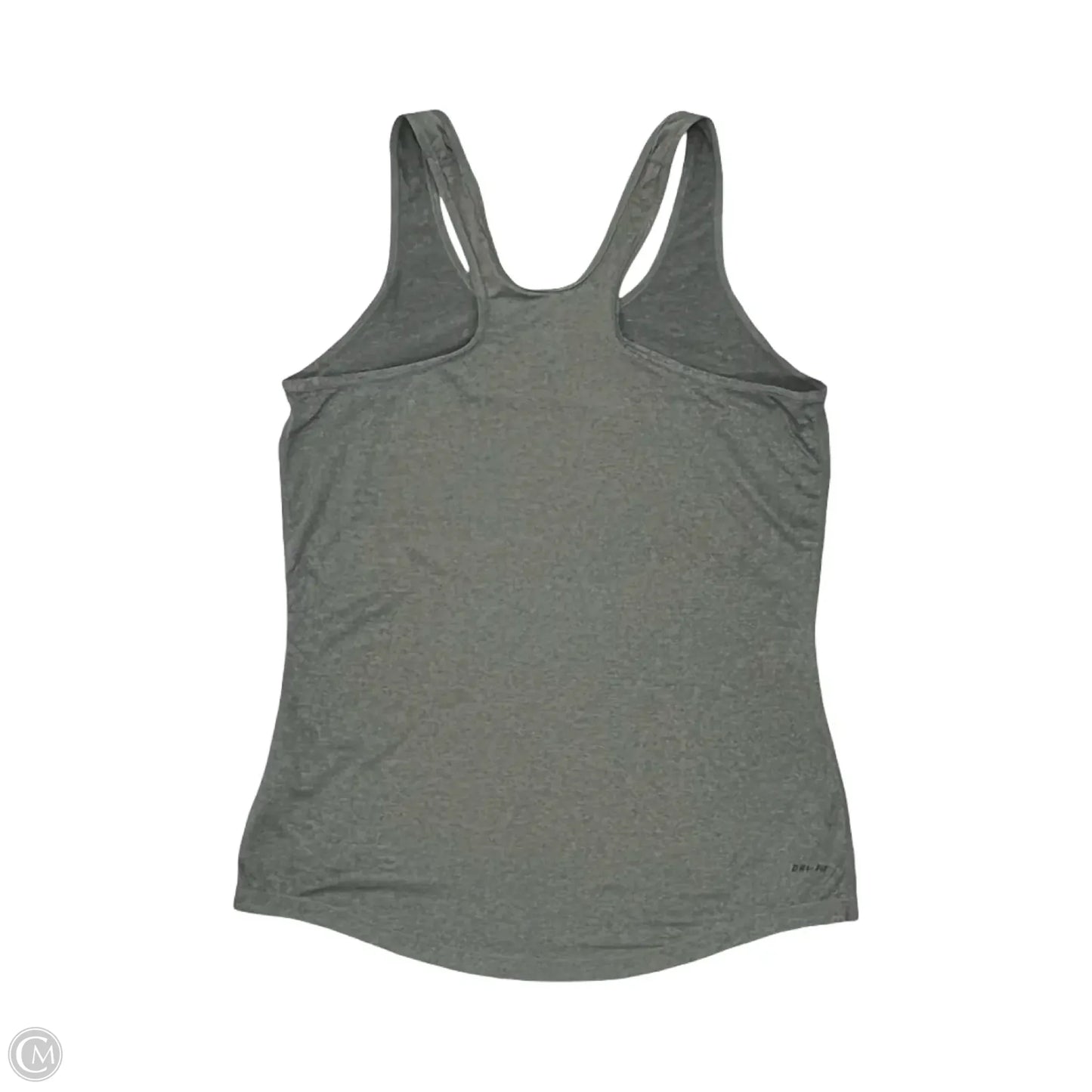 Athletic Tank Top By Nike Apparel In Grey, Size: L