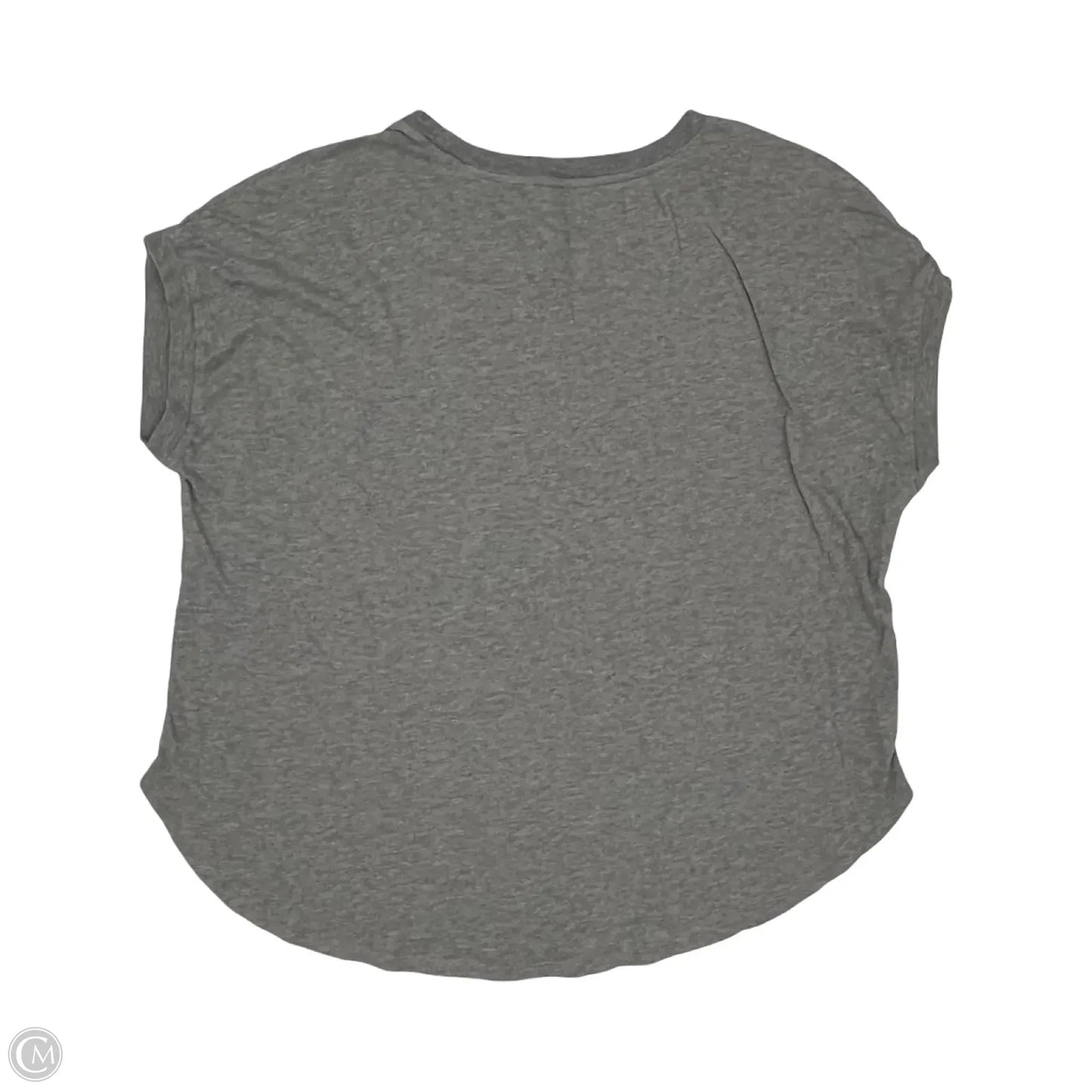 Top Short Sleeve Basic By Lou And Grey In Grey, Size: Xl