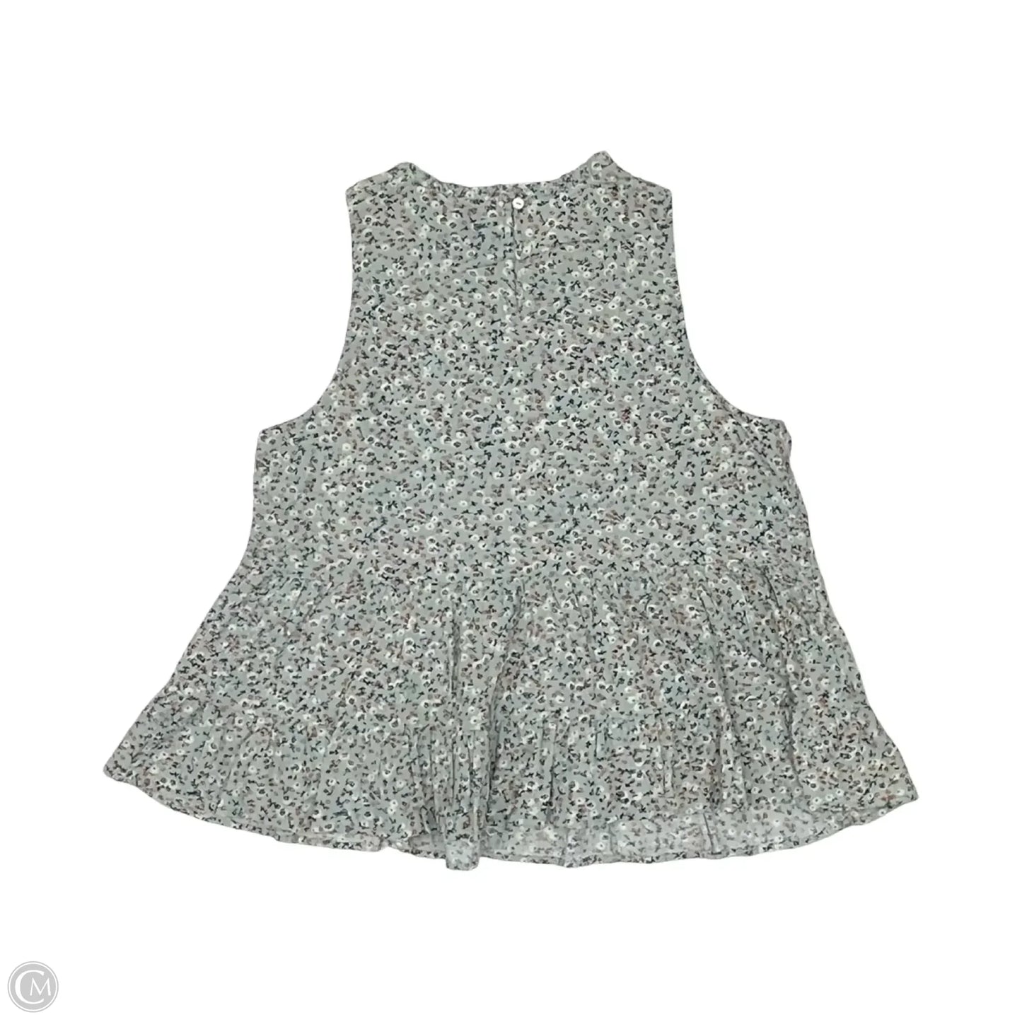 Blouse Short Sleeve By Universal Thread In Green, Size: L