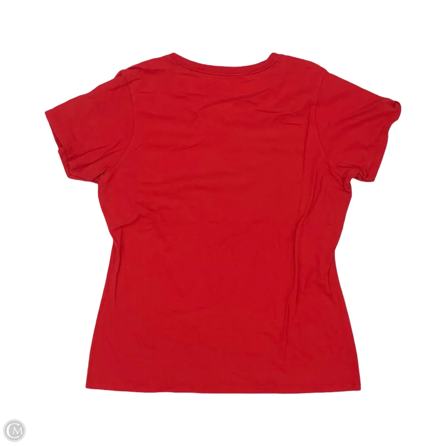Athletic Top Short Sleeve By Fanatics In Red, Size: Xl