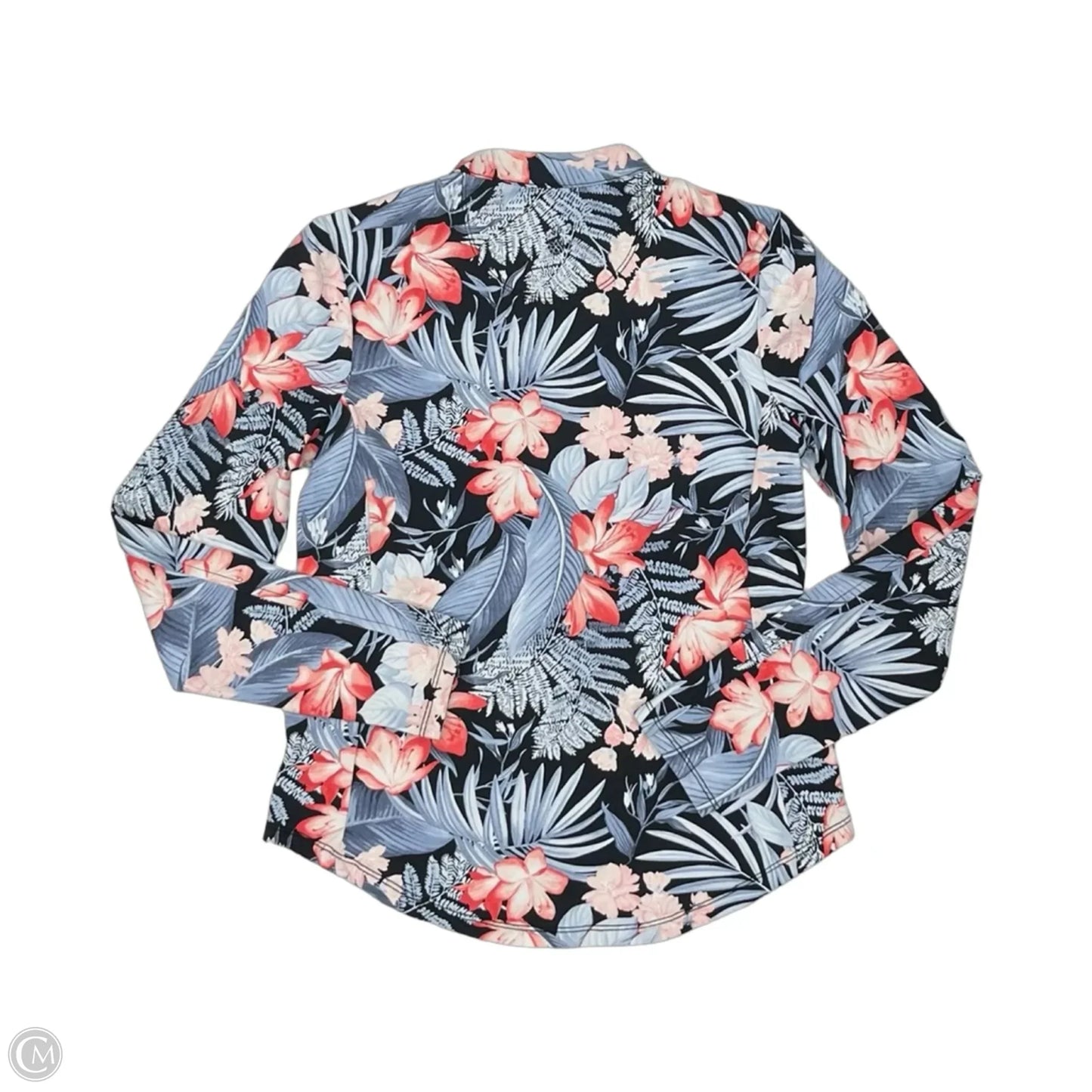 Athletic Jacket By Tommy Bahama In Floral Print, Size: Xxl