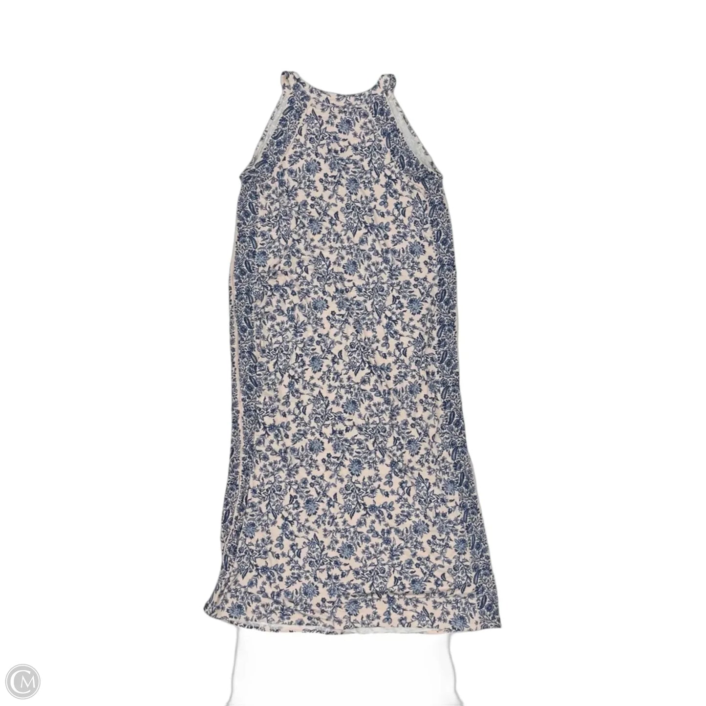 Dress Casual Maxi By J. Jill In Blue & Pink, Size: L