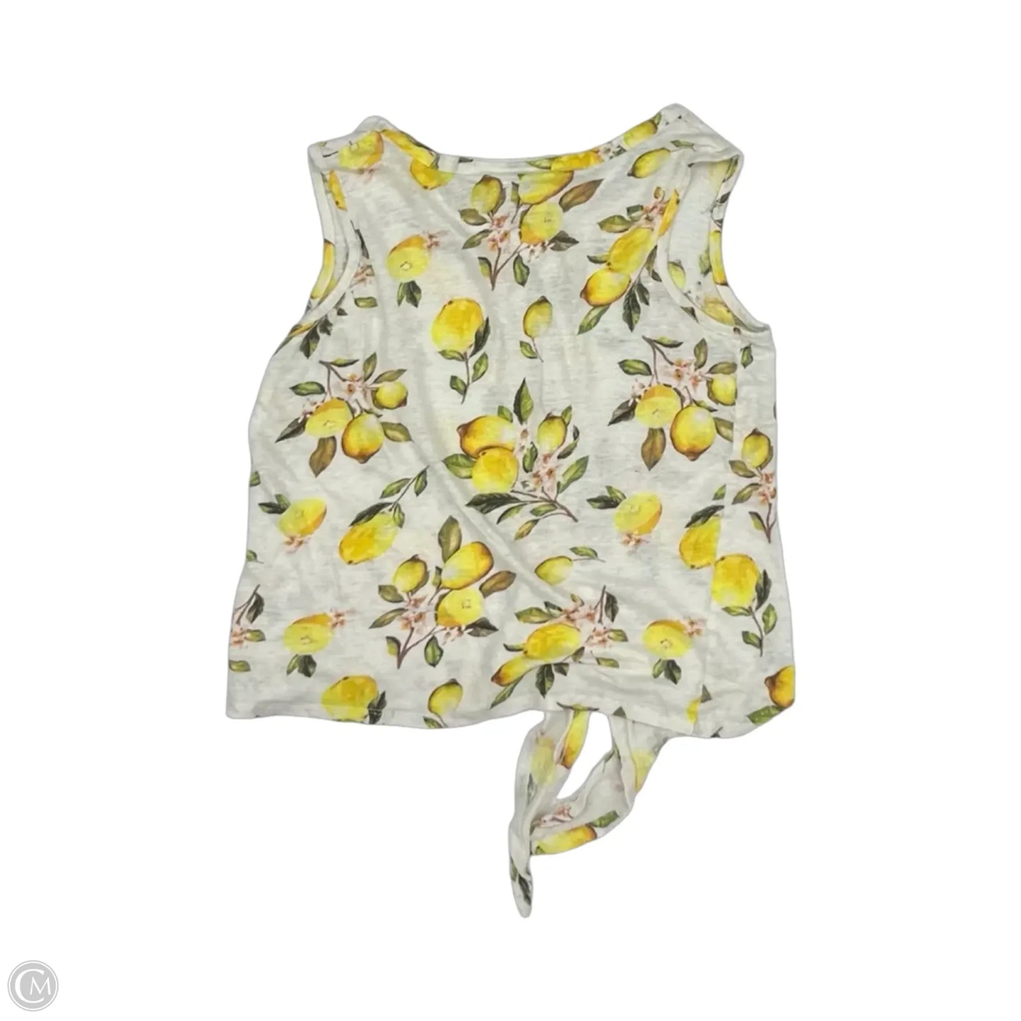 Top Sleeveless By Cynthia Rowley In Yellow, Size: S