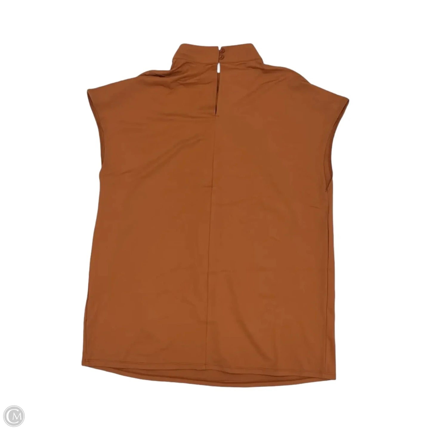 Blouse Short Sleeve By Halara In Orange, Size: S