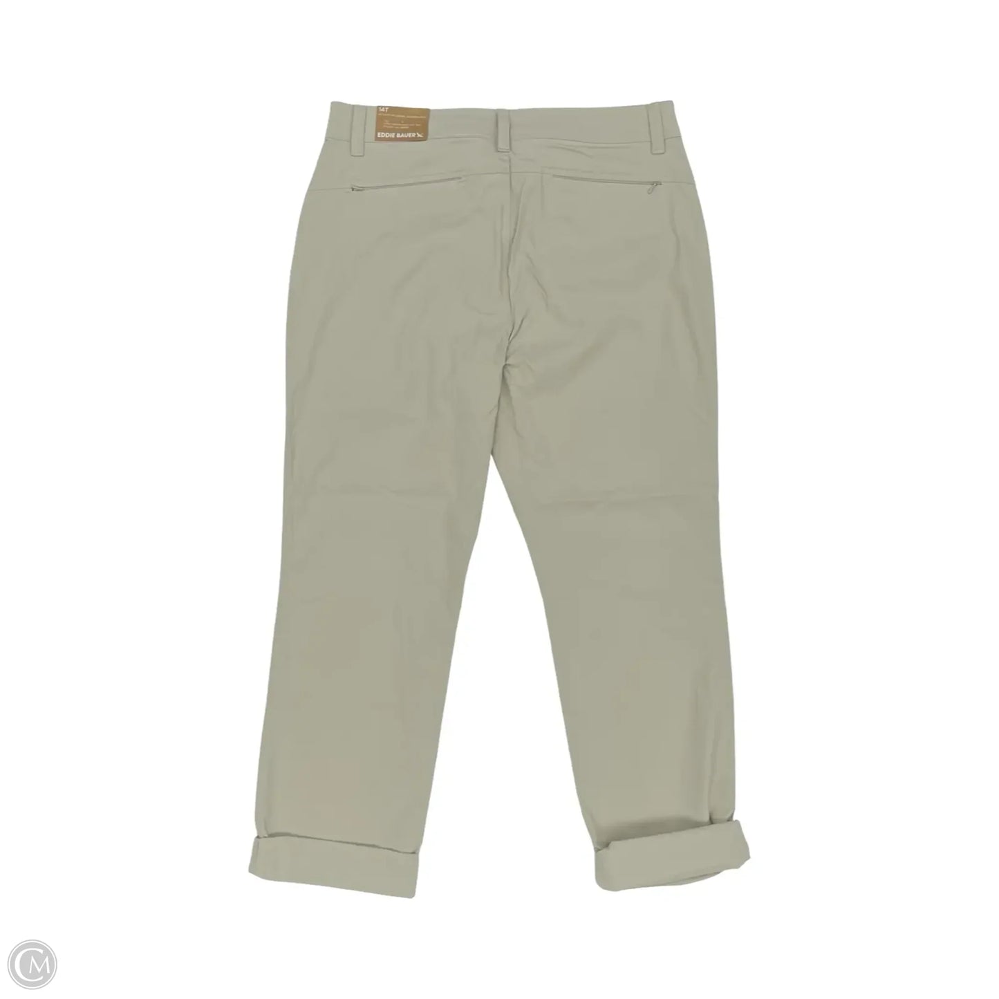 Athletic Pants By Eddie Bauer In Tan, Size: 14l