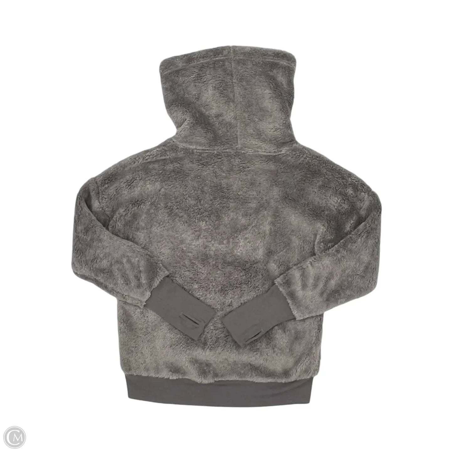 Athletic Sweatshirt Collar By Mpg In Grey, Size: M