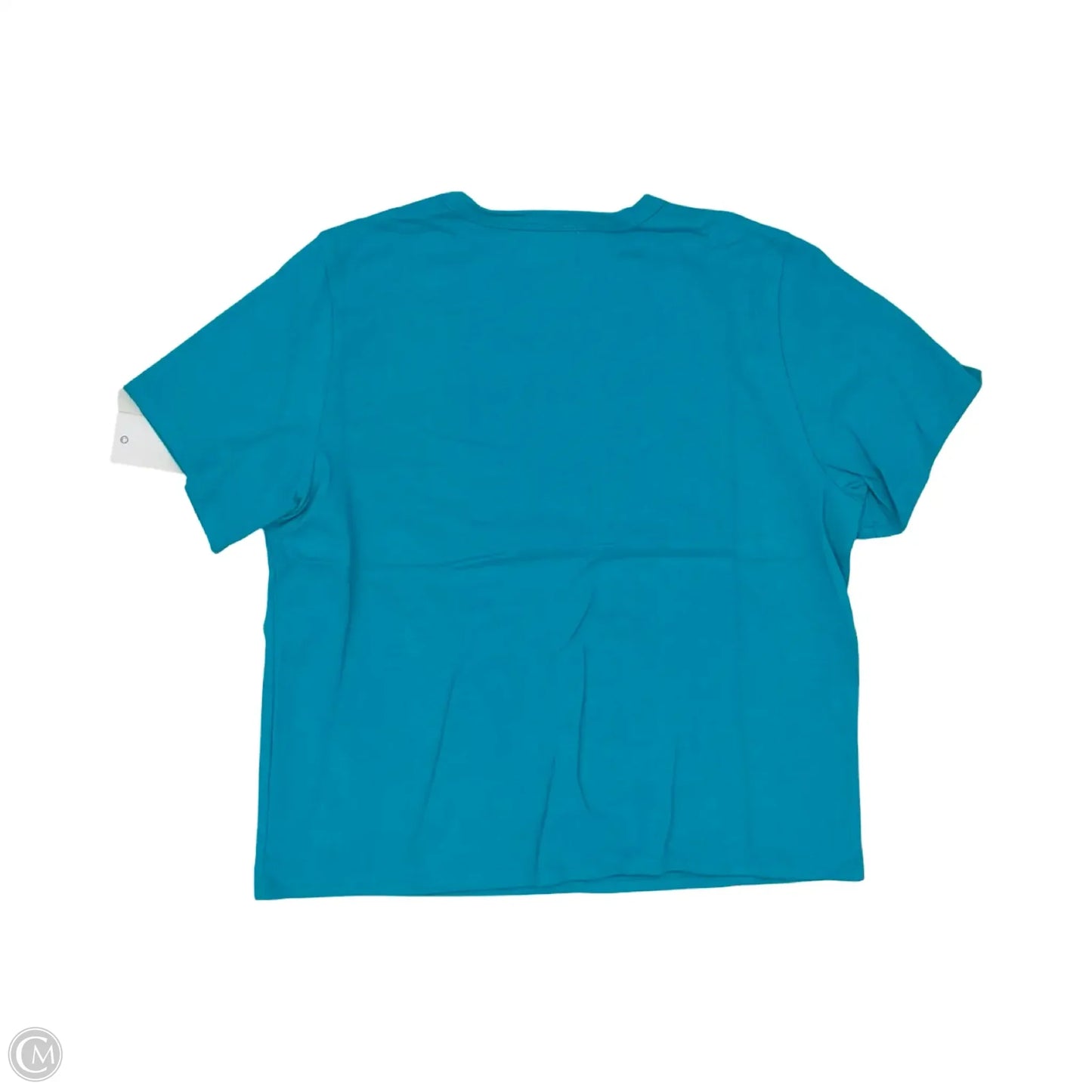 Top Short Sleeve By Clothes Mentor In Teal, Size: L