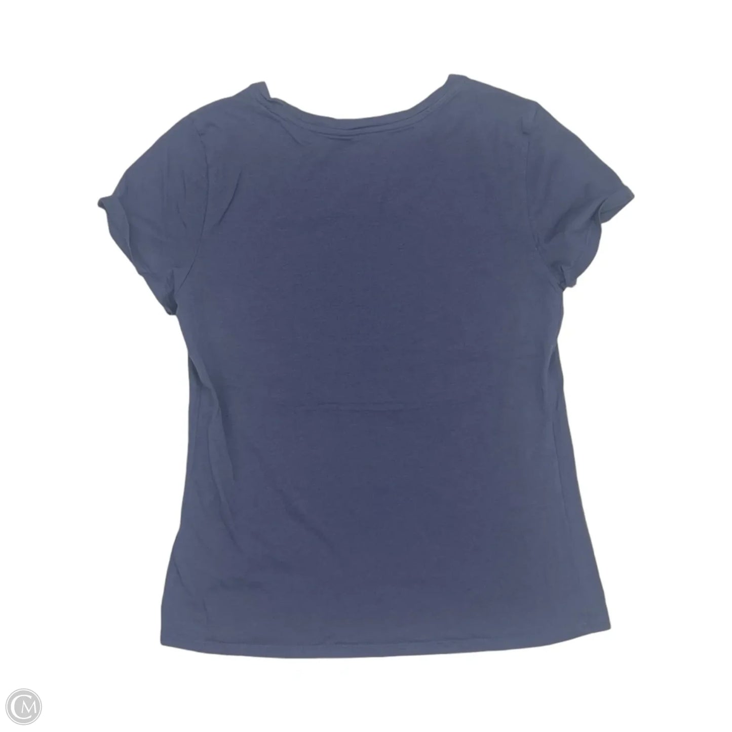 Top Short Sleeve Basic By Quince In Blue, Size: M