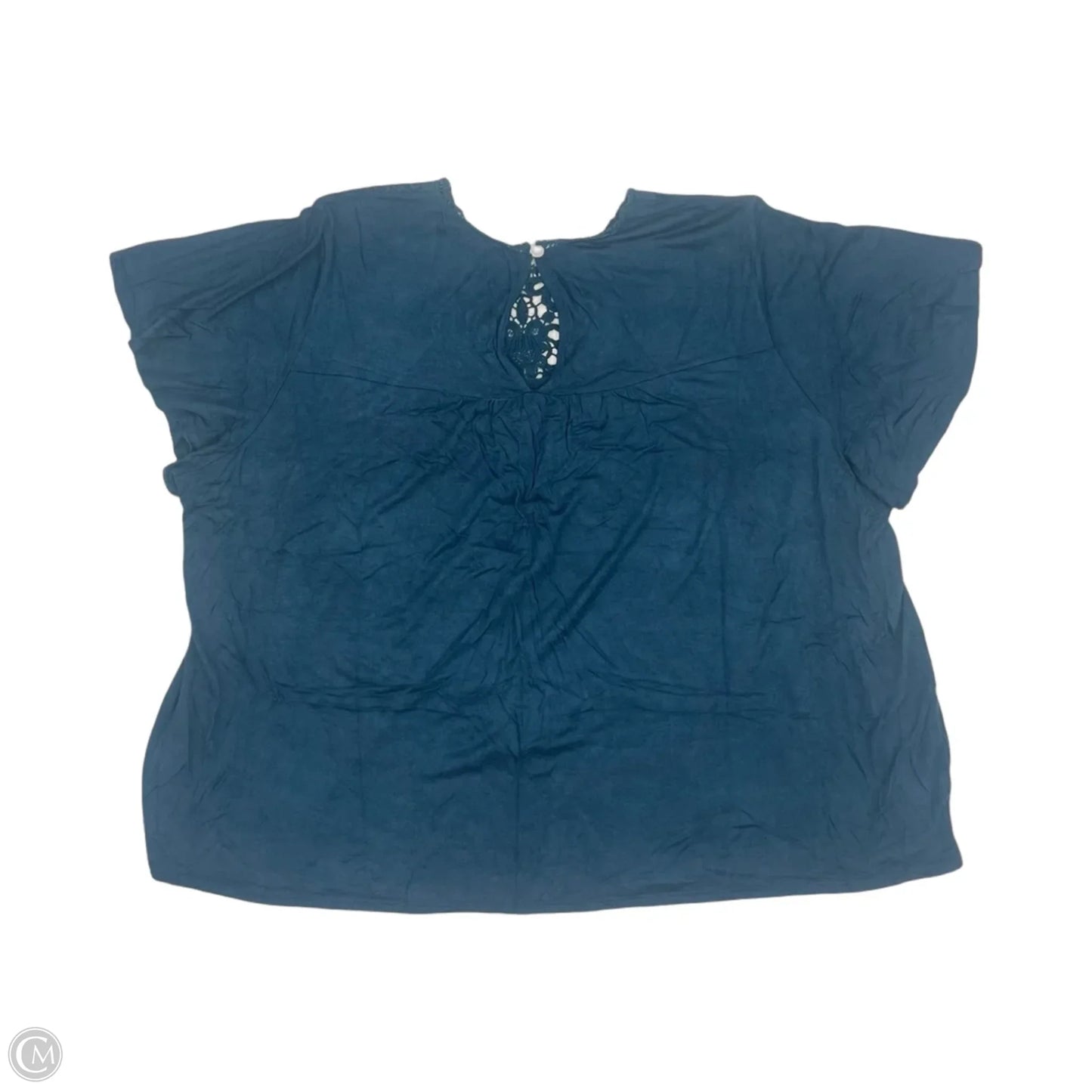 Top Short Sleeve By Torrid In Teal, Size: 3x
