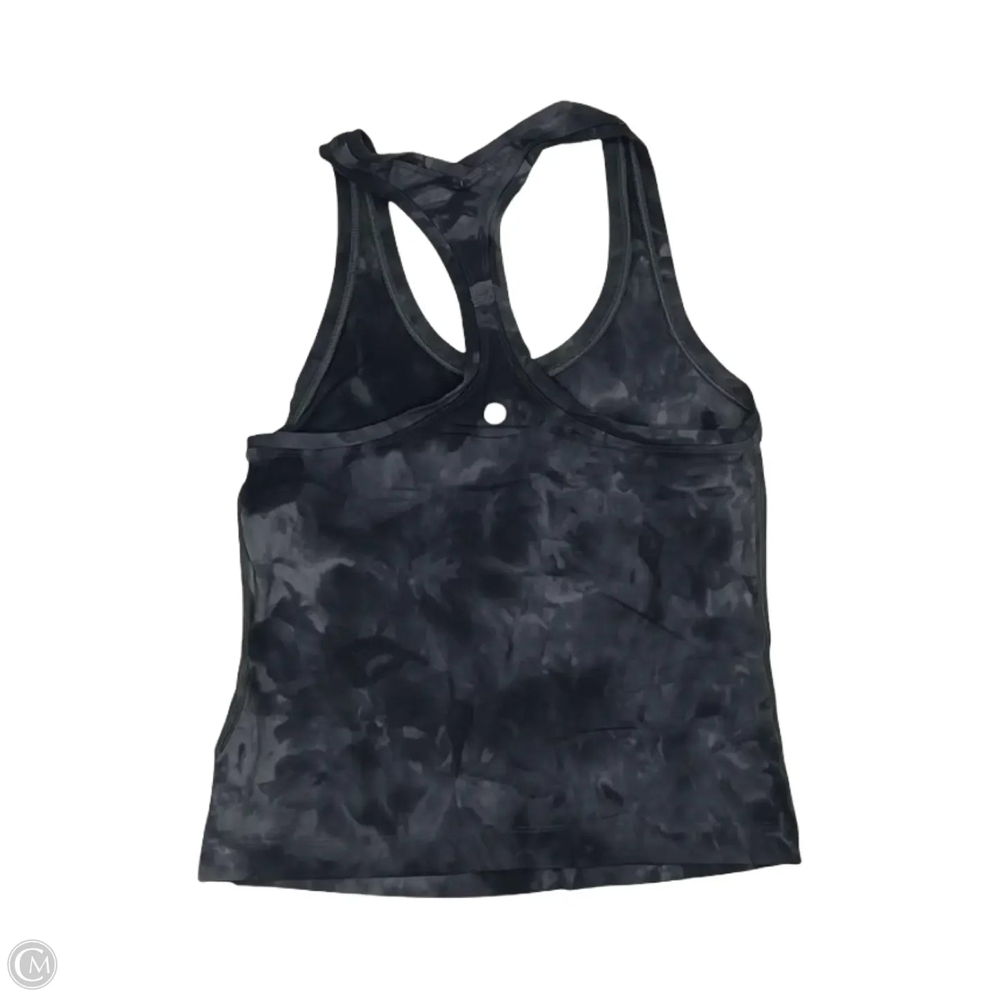 Athletic Tank Top By Lululemon In Black & Grey, Size: S