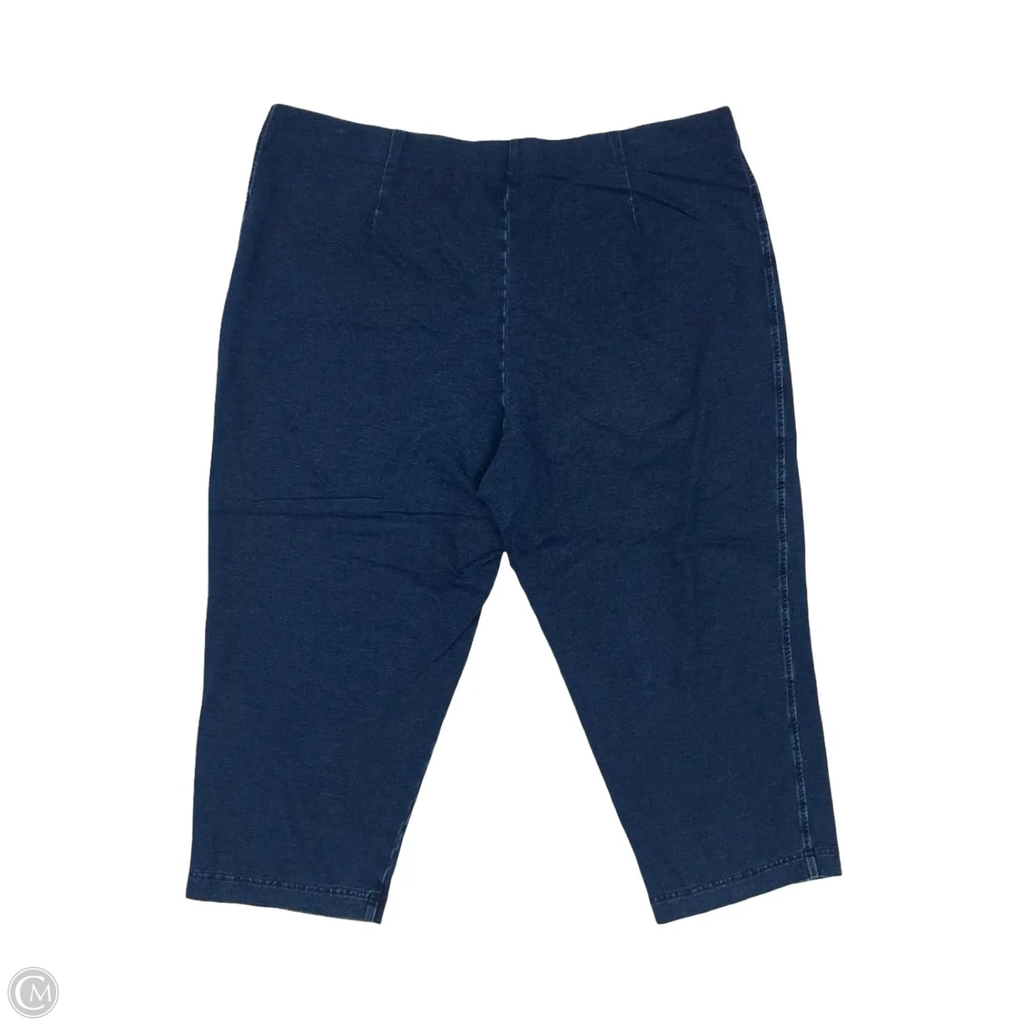 Pants Cropped By J. Jill In Blue Denim, Size: 2x