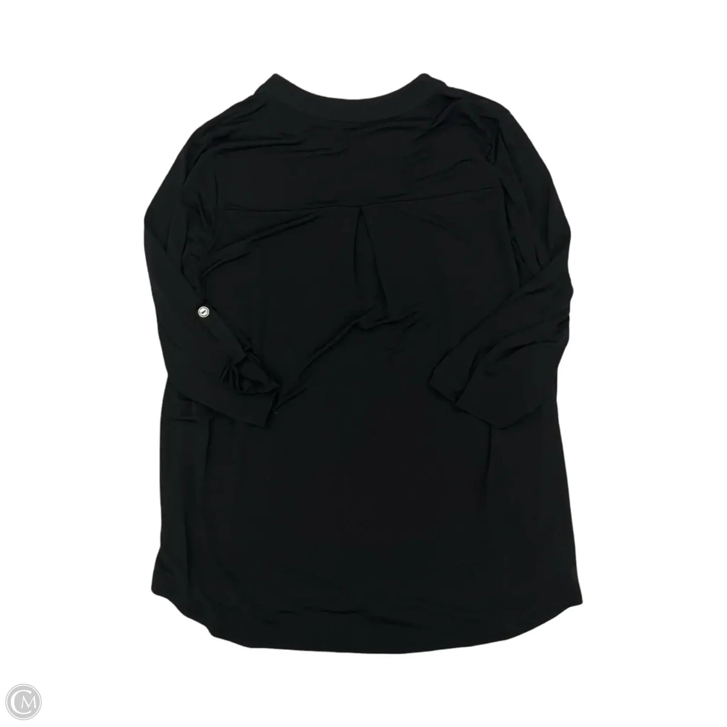 Top 3/4 Sleeve By Dear Scarlett In Black, Size: 2x