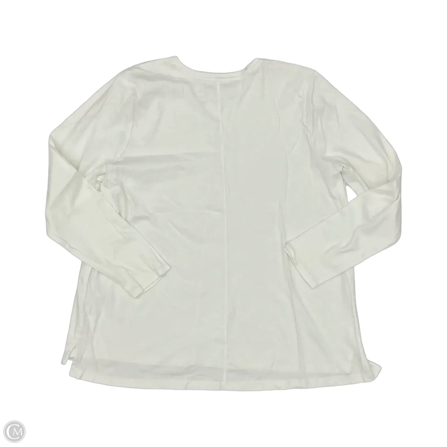 Top Long Sleeve By J. Jill In White, Size: Xl