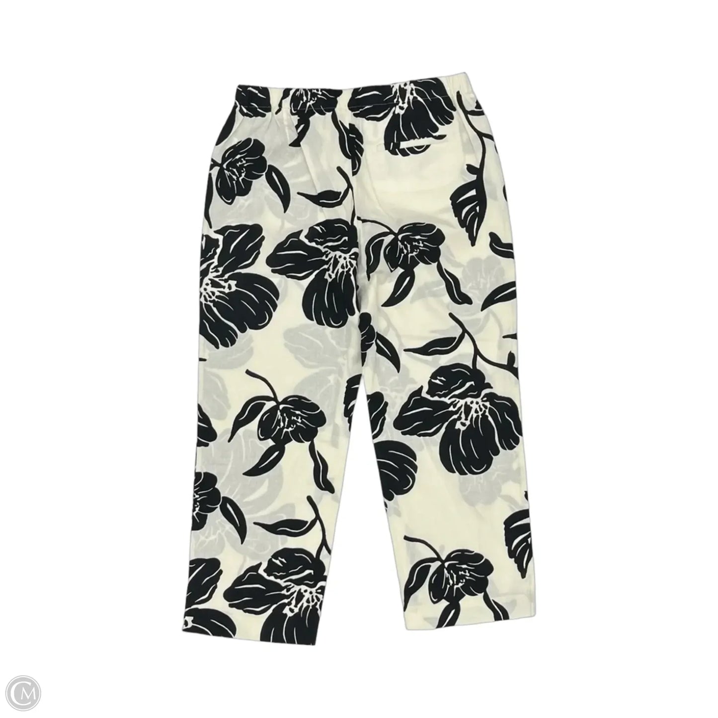Pants Other By Talbots In Black & Cream, Size: L