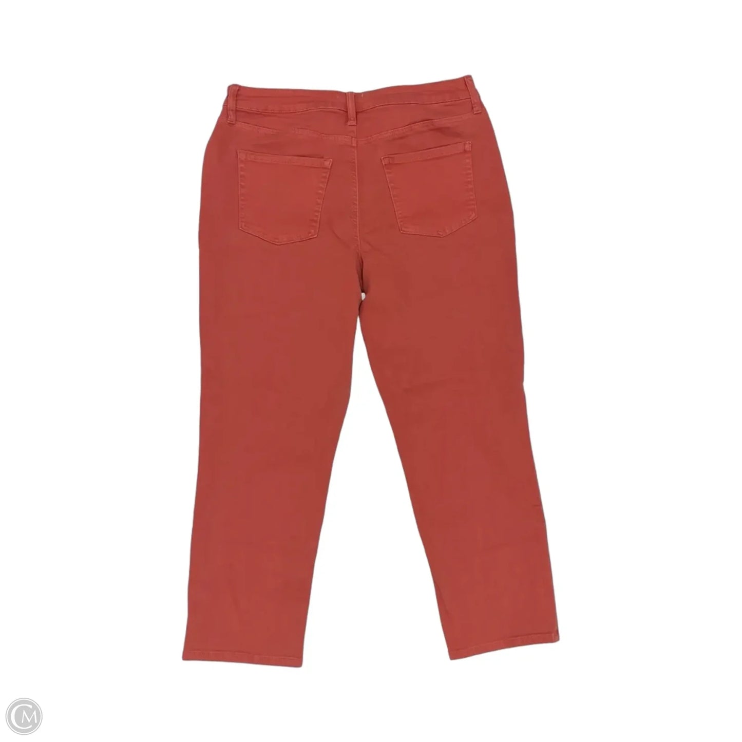 Jeans Skinny By Maurices In Orange Denim, Size: 14