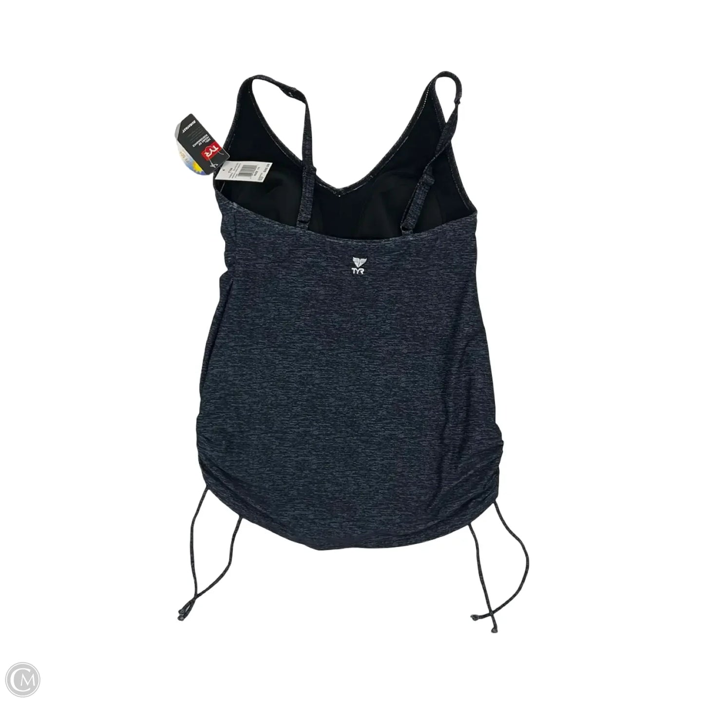 Swimsuit By Clothes Mentor In Black & Blue, Size: 14