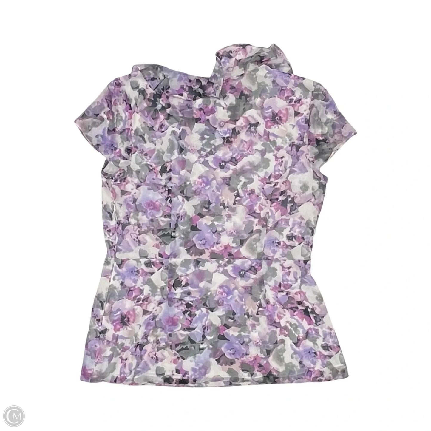 Blouse Sleeveless By Banana Republic In Purple, Size: Xl