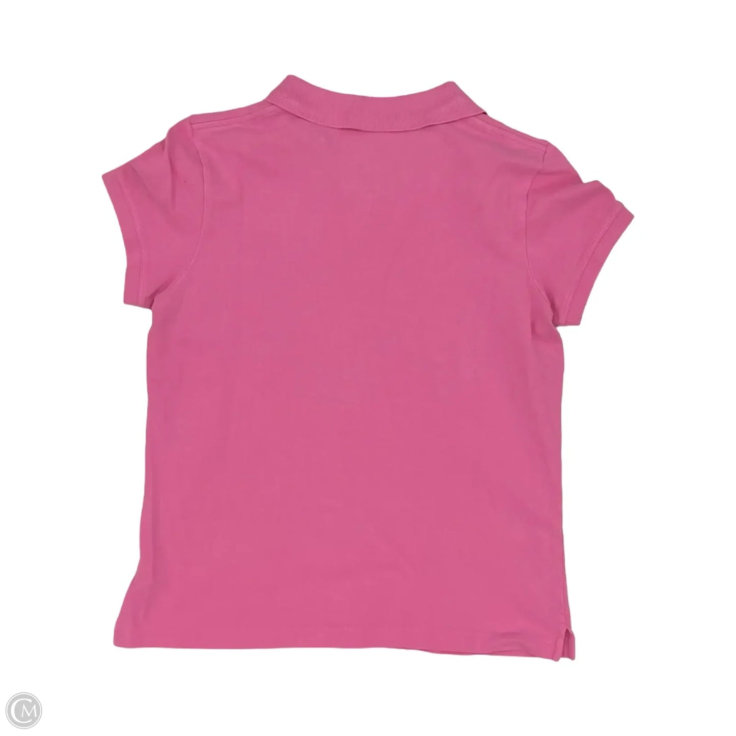 Top Short Sleeve Designer By Lilly Pulitzer In Pink, Size: L