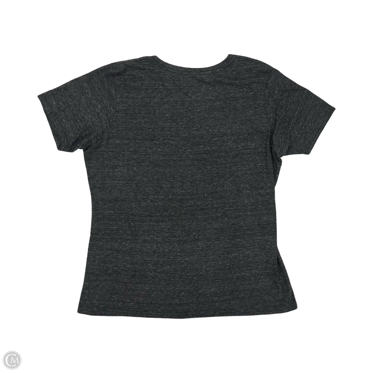 Athletic Top Short Sleeve By Fanatics In Grey, Size: 3x