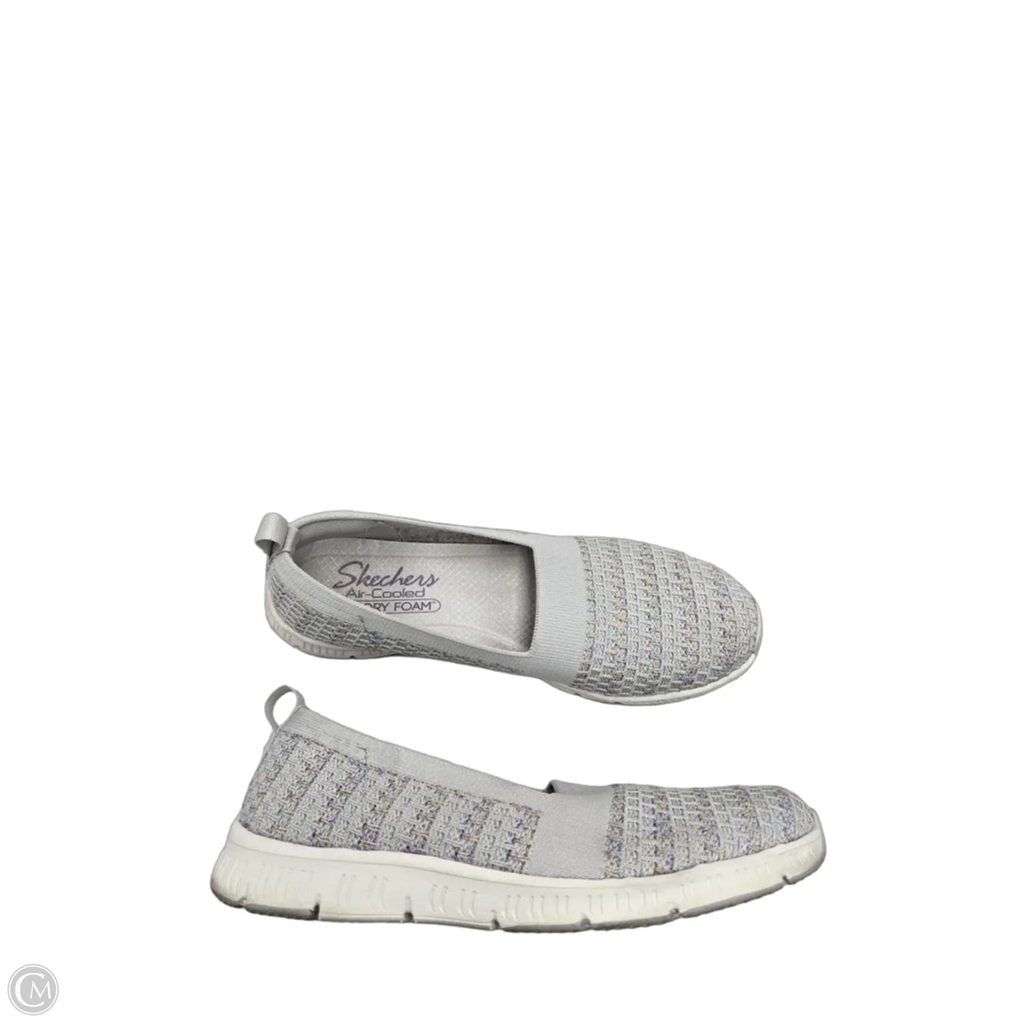 Shoes Sneakers By Skechers In Grey, Size: 7.5