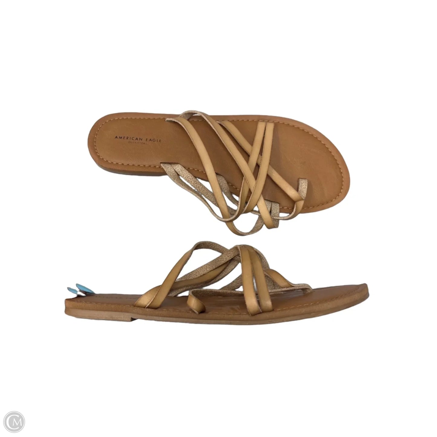 Sandals Flats By American Eagle In Tan, Size: 9