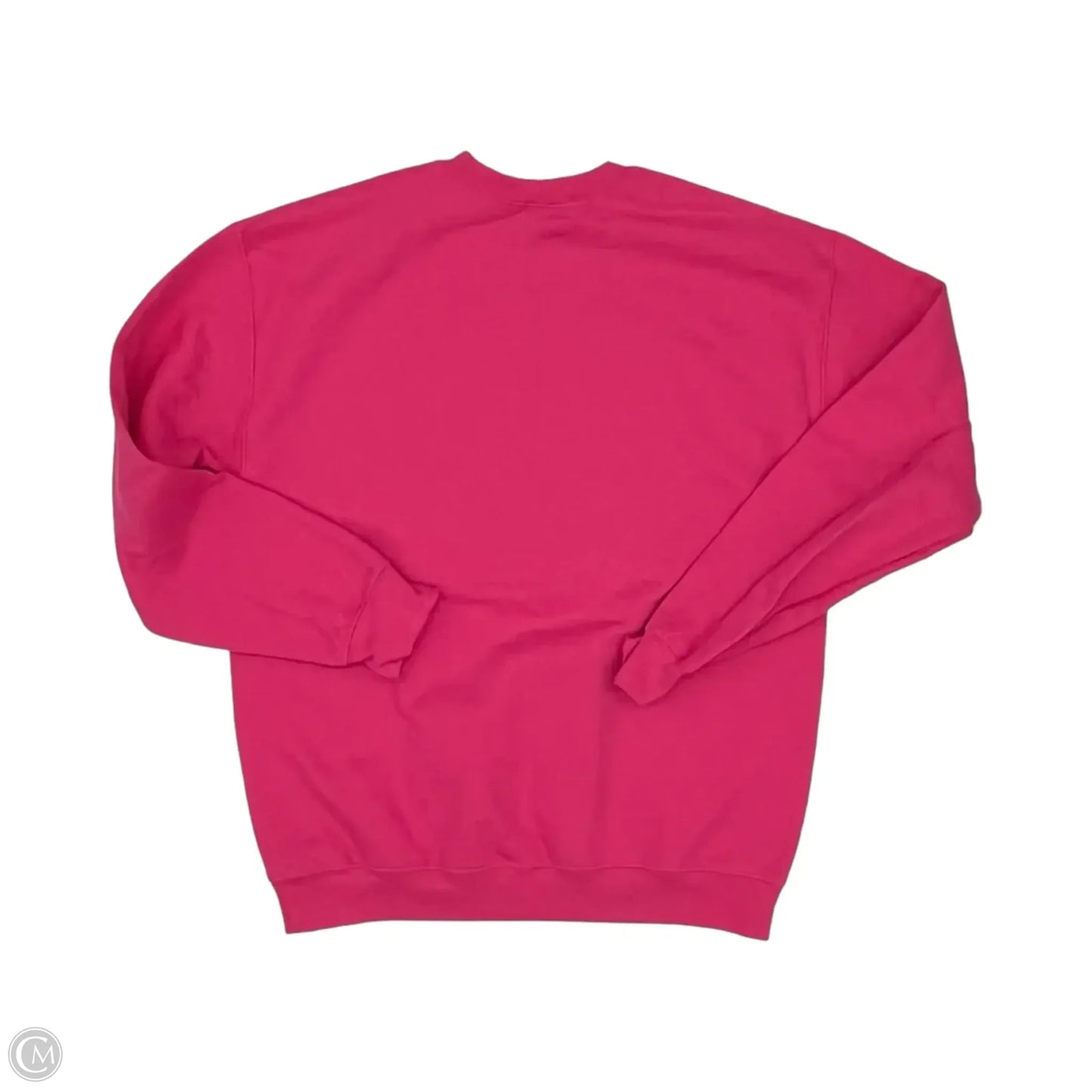 Sweatshirt Crewneck By Gildan In Pink, Size: M