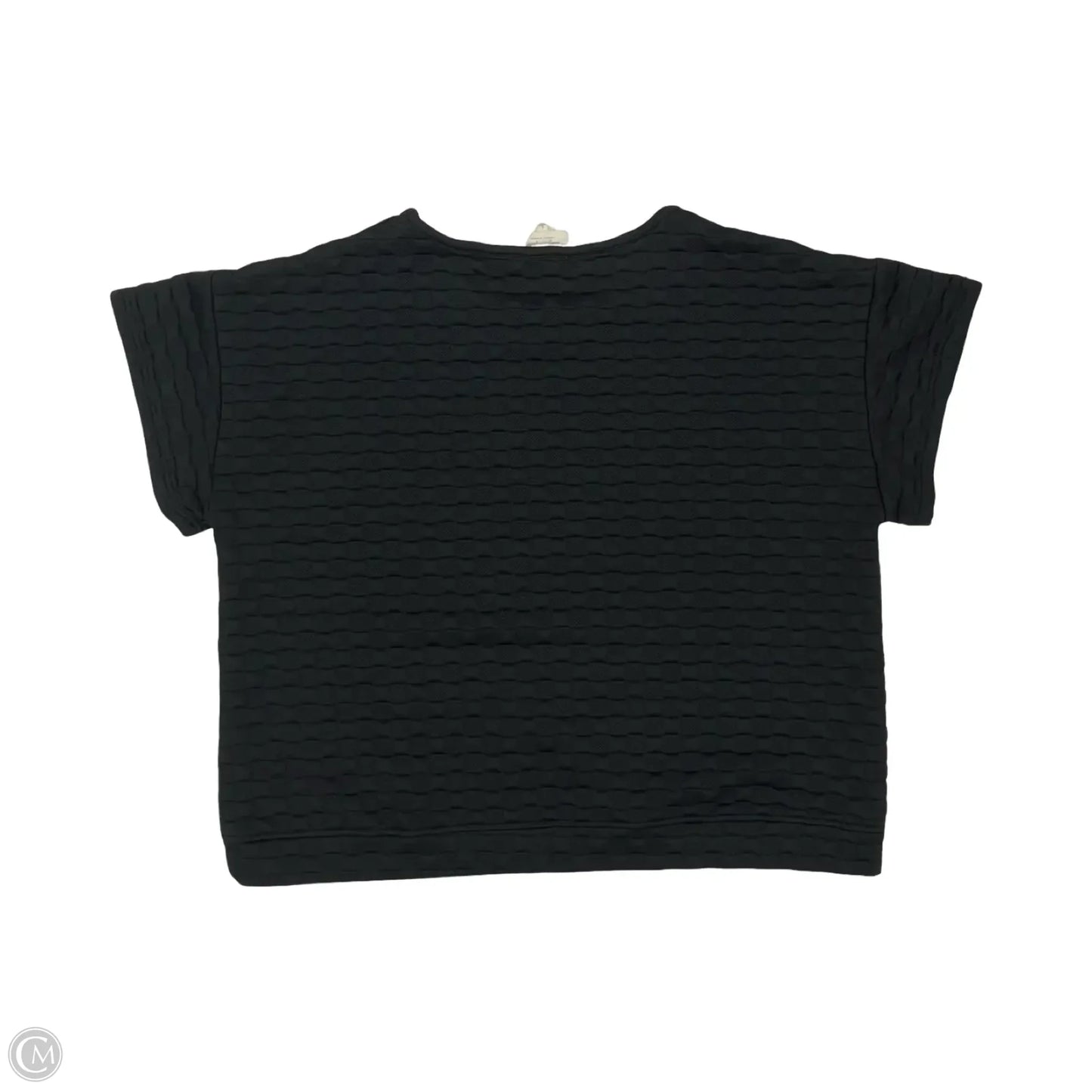 Top Short Sleeve By Betseys Boutique Shop In Black, Size: L