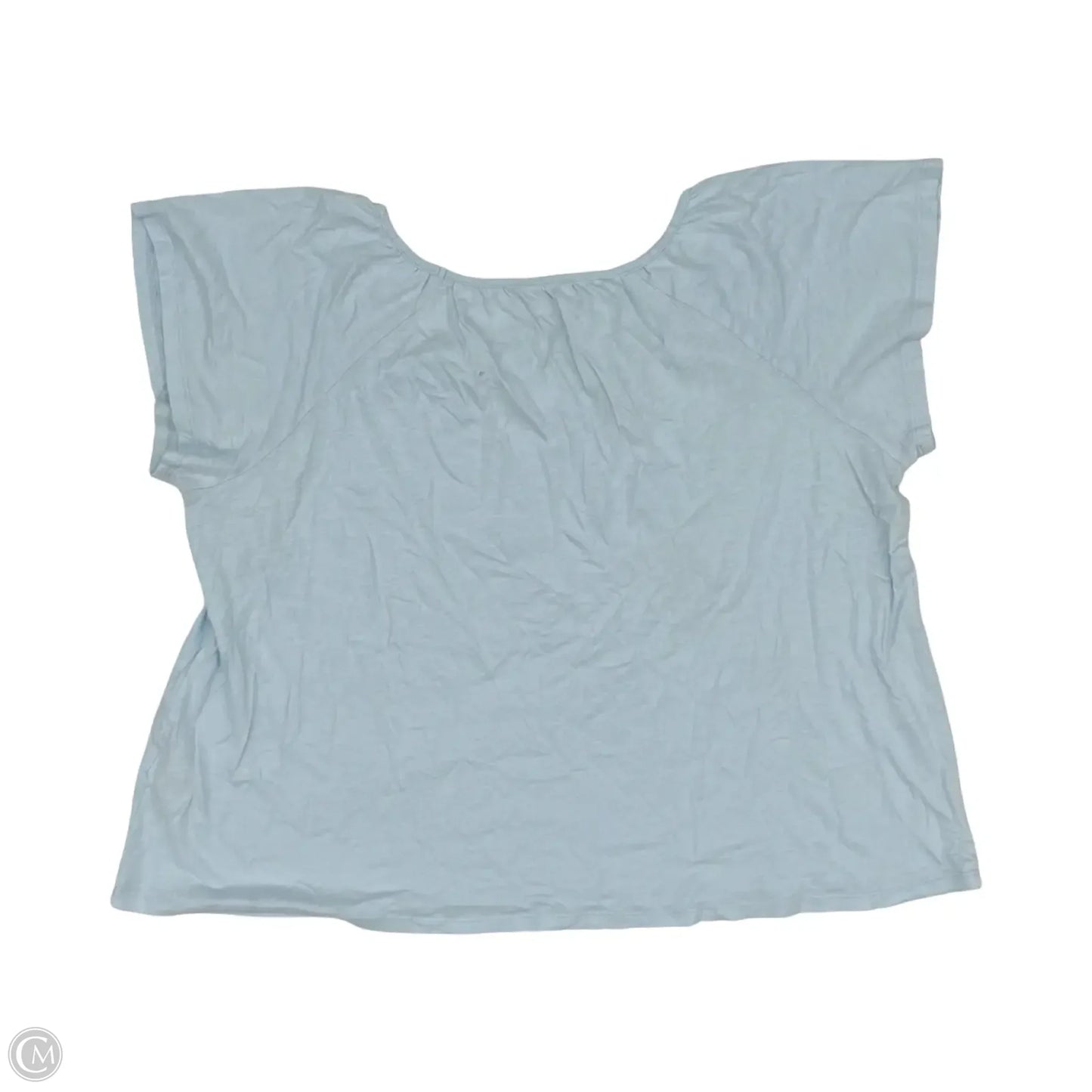 Top Short Sleeve By Style And Company In Blue, Size: 2x
