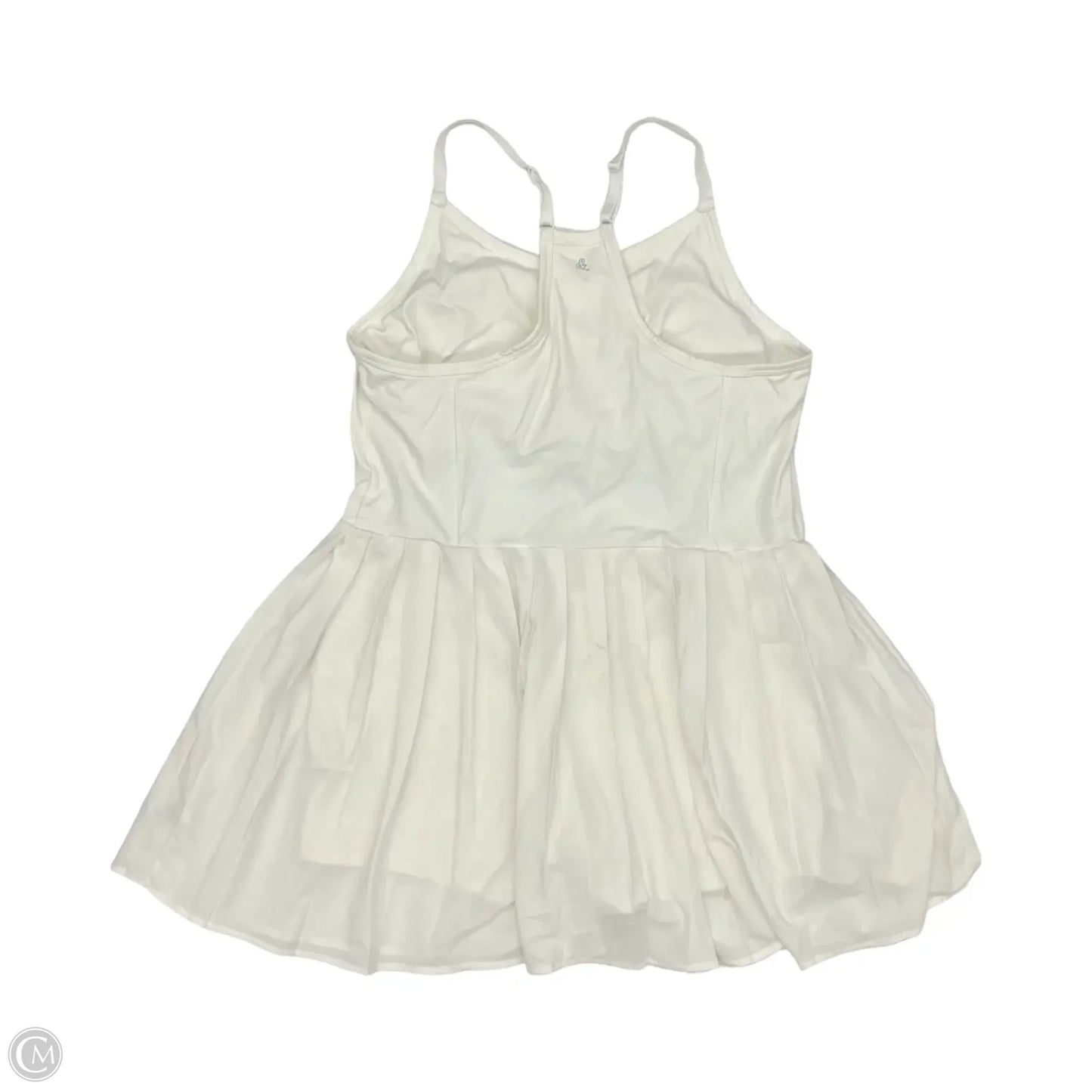 Athletic Dress By Love & Sports In White, Size: Xxl